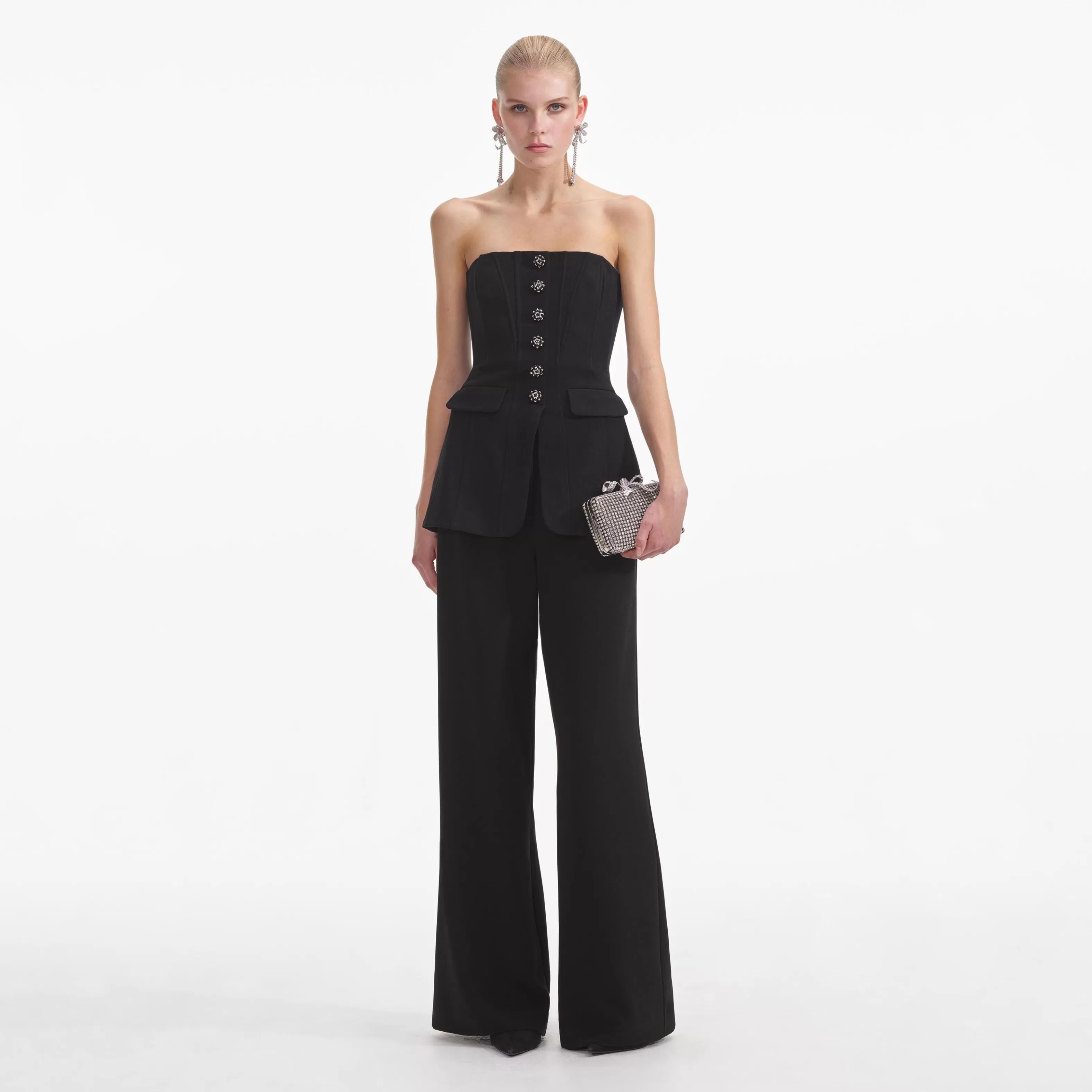 Sale Bandeau Crepe Jumpsuit Jumpsuits | Exclusives