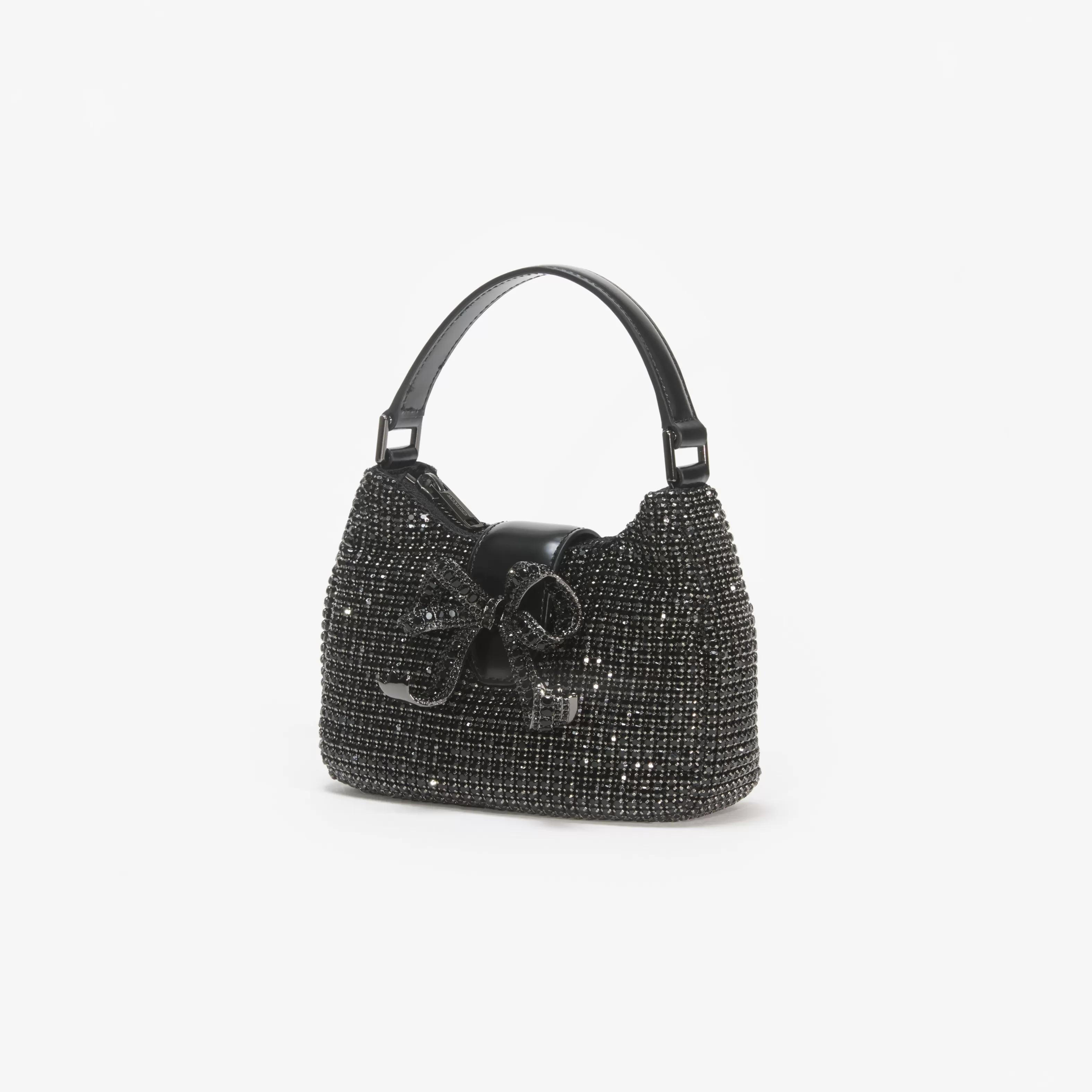 Fashion Diamante Crescent Bow Bag Handbags