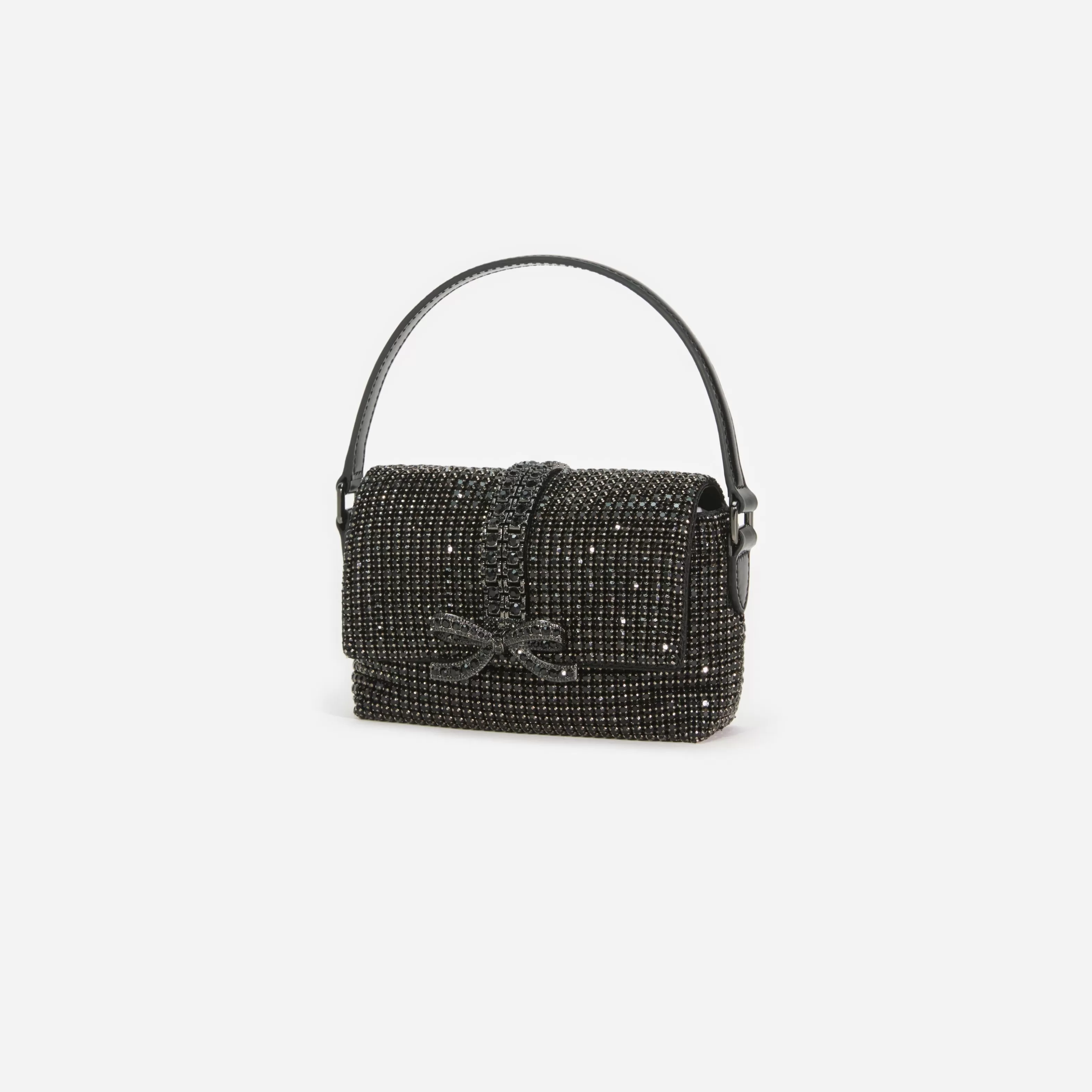 Outlet Rhinestone Chainmail Micro Bag Handbags