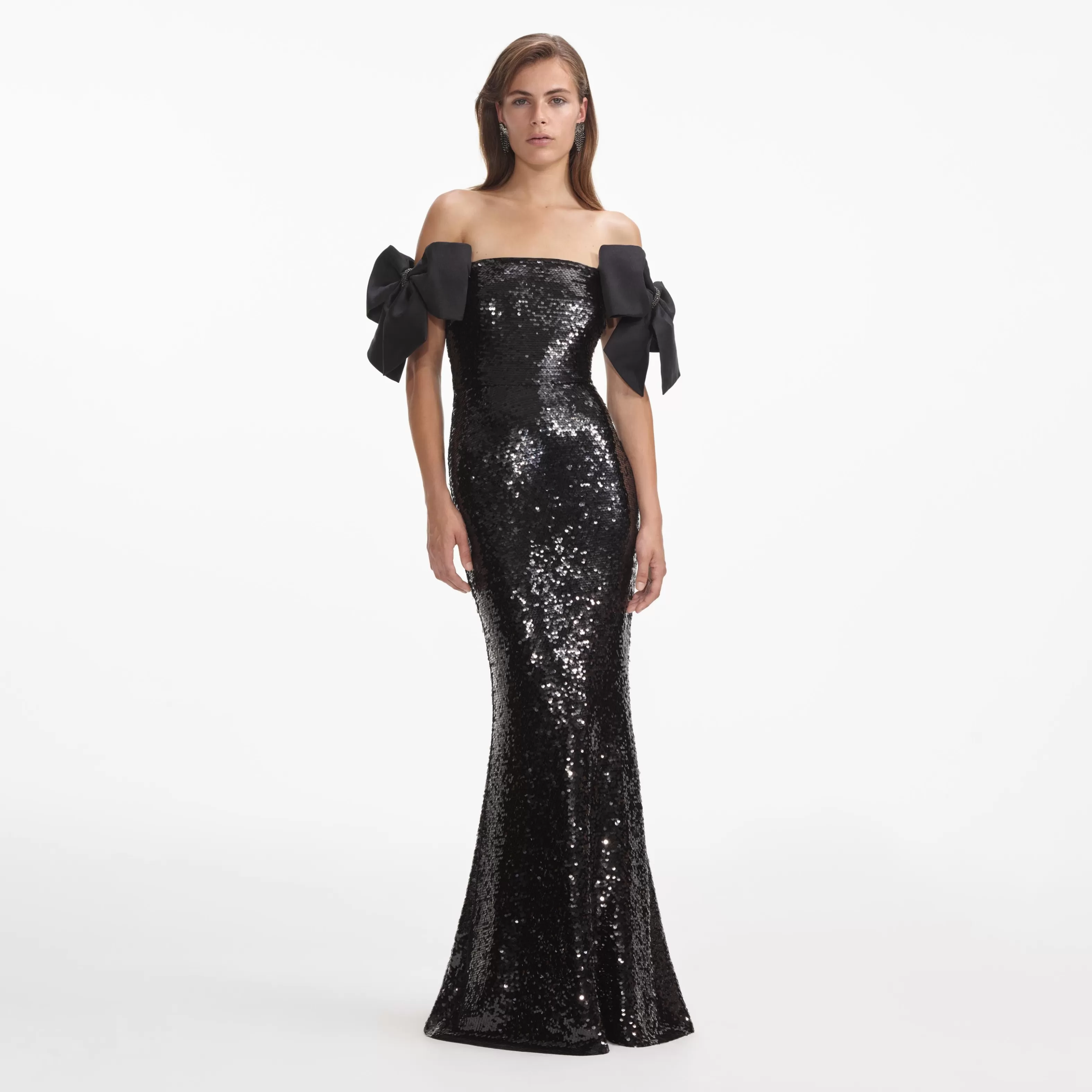 Best Sequin Bow Maxi Dress Dresses | Exclusives