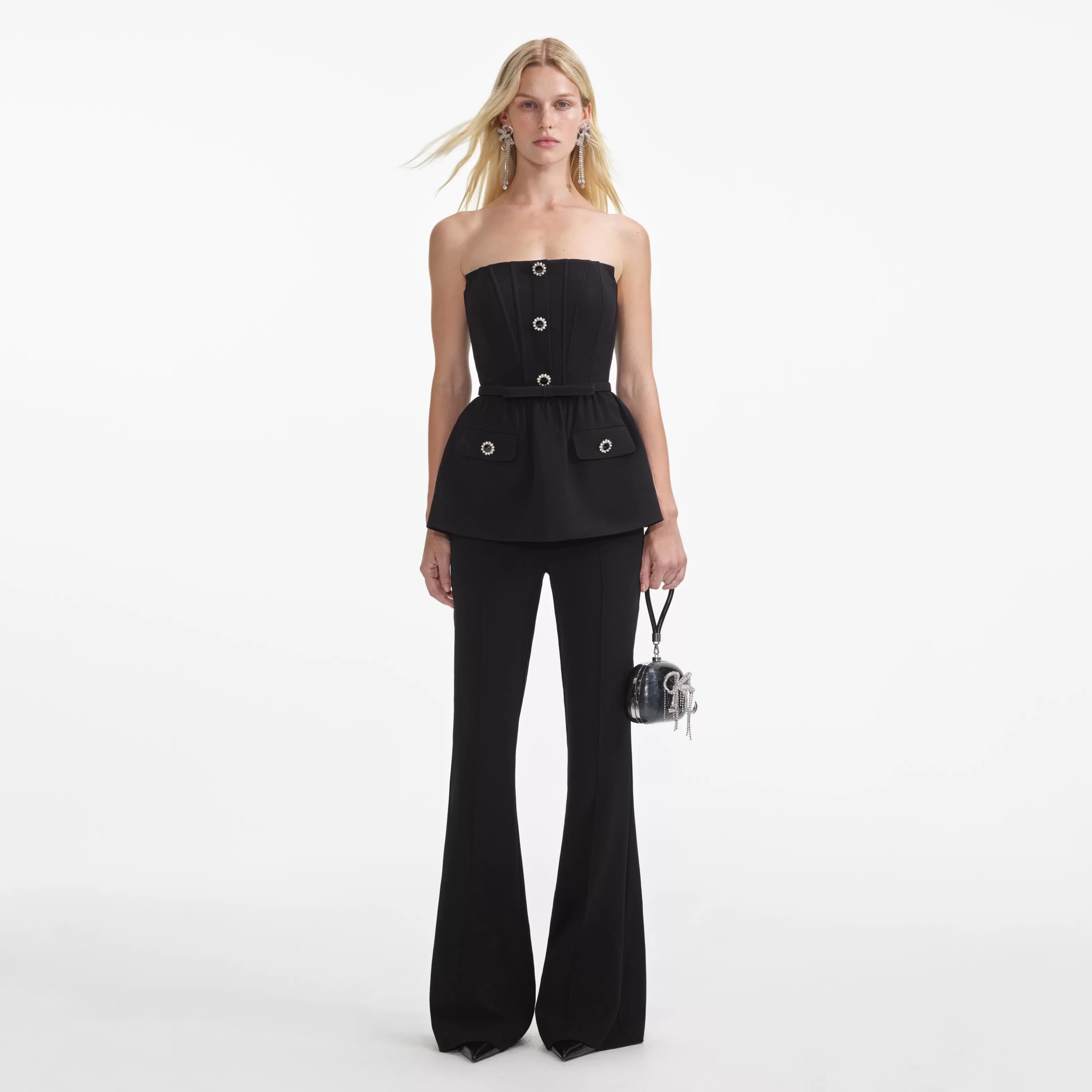 Store Stretch Crepe Jumpsuit Dresses | Jumpsuits