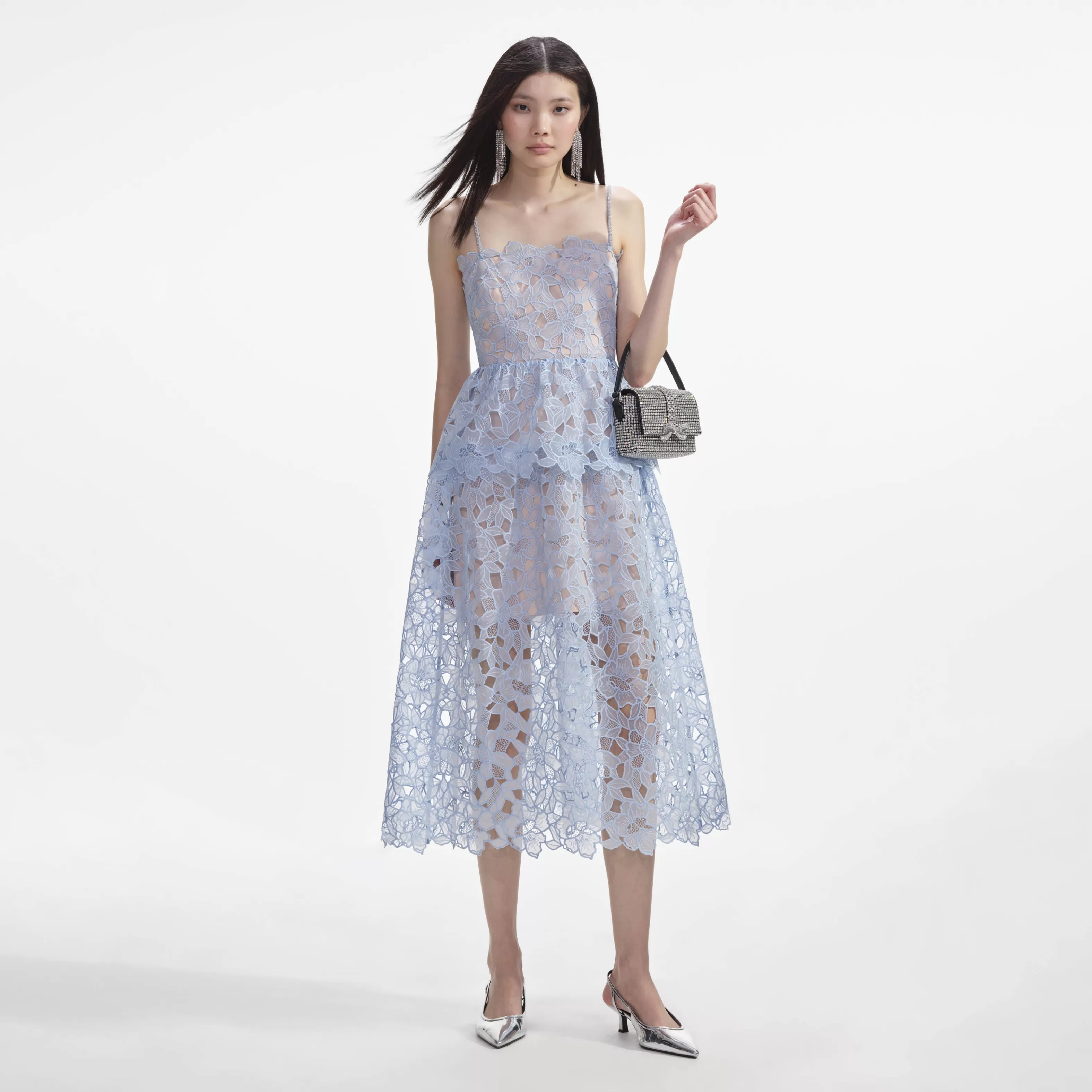 Clearance Organza Lace Midi Dress Dresses | Bridesmaid