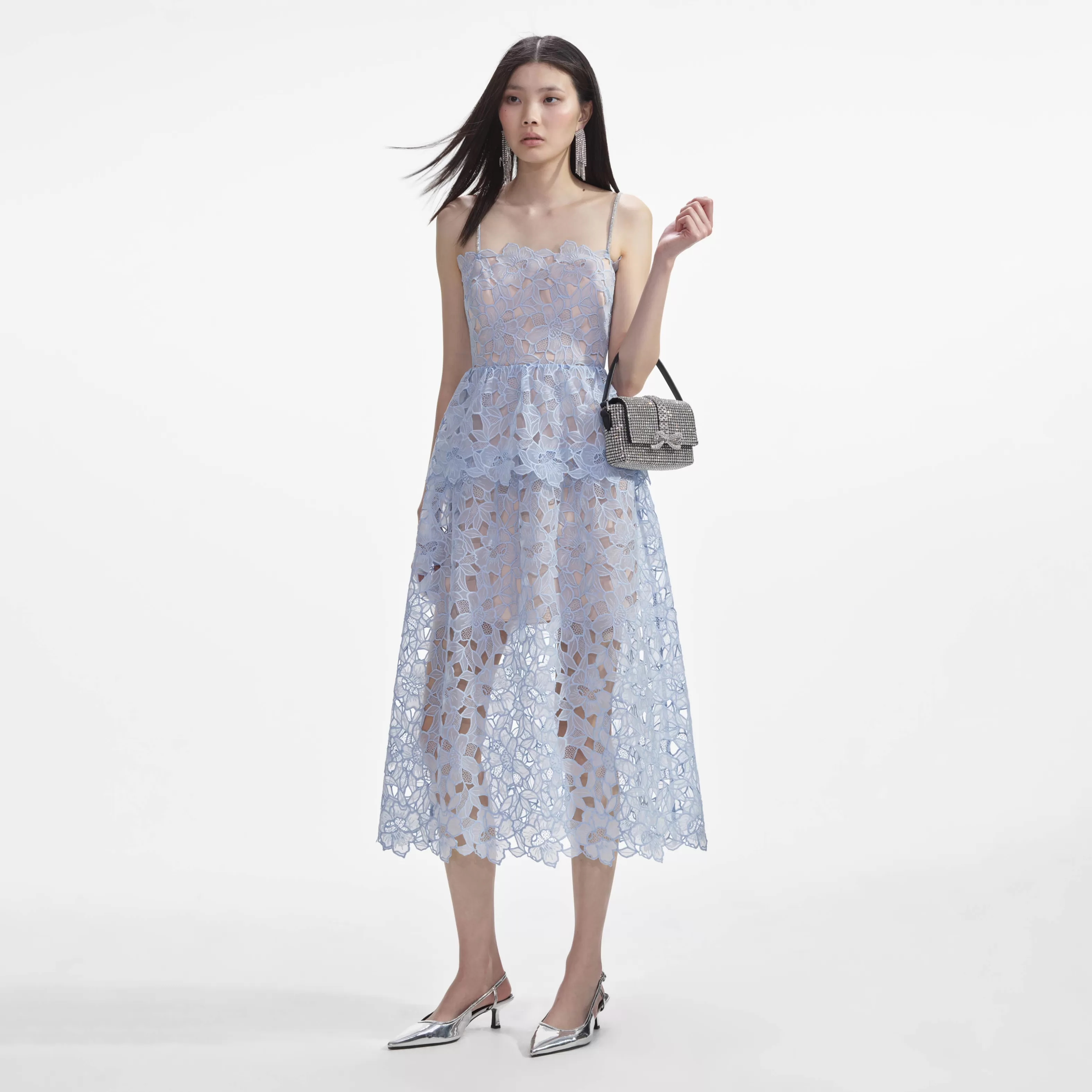 Clearance Organza Lace Midi Dress Dresses | Bridesmaid