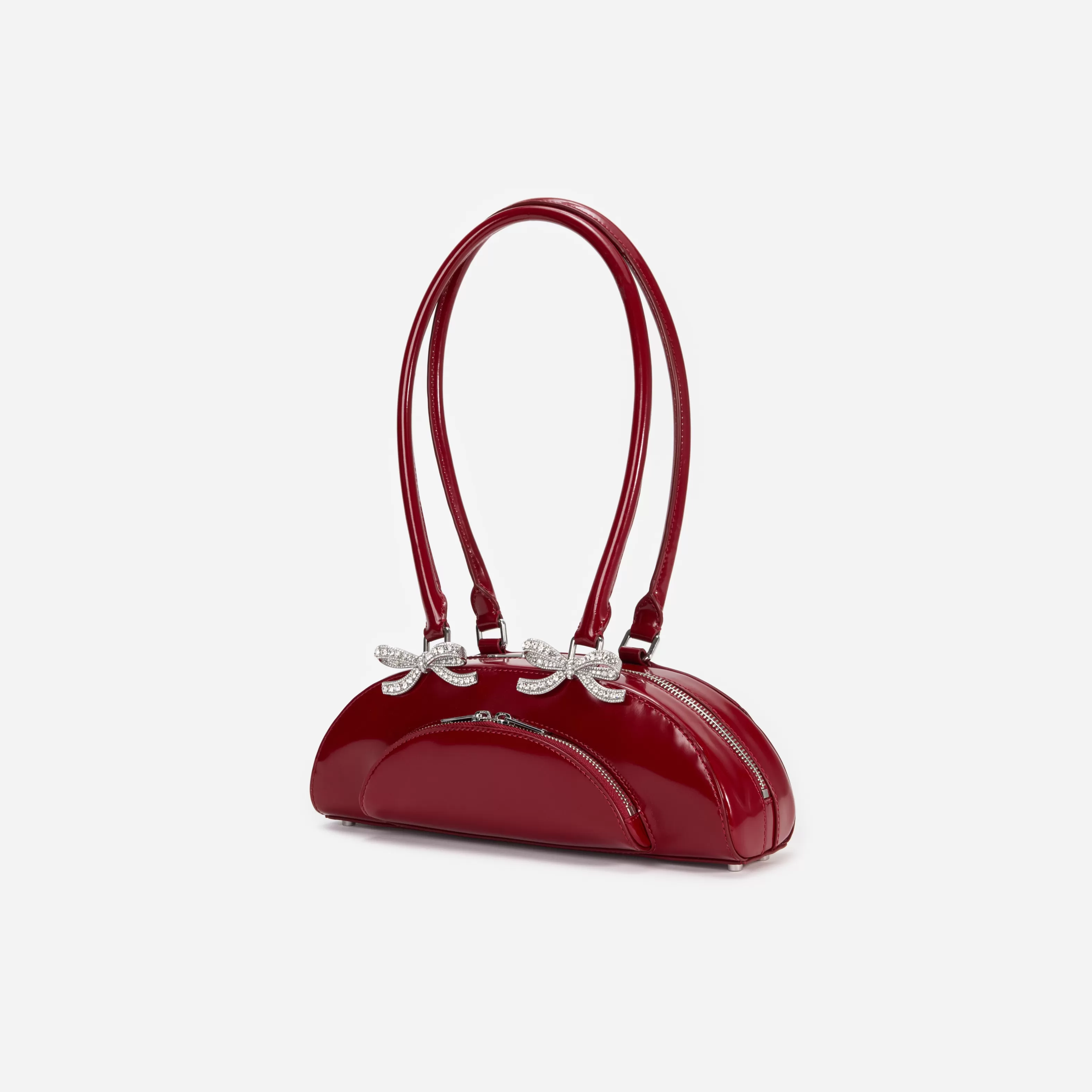 Hot Leather Curved Shoulder Bag Handbags