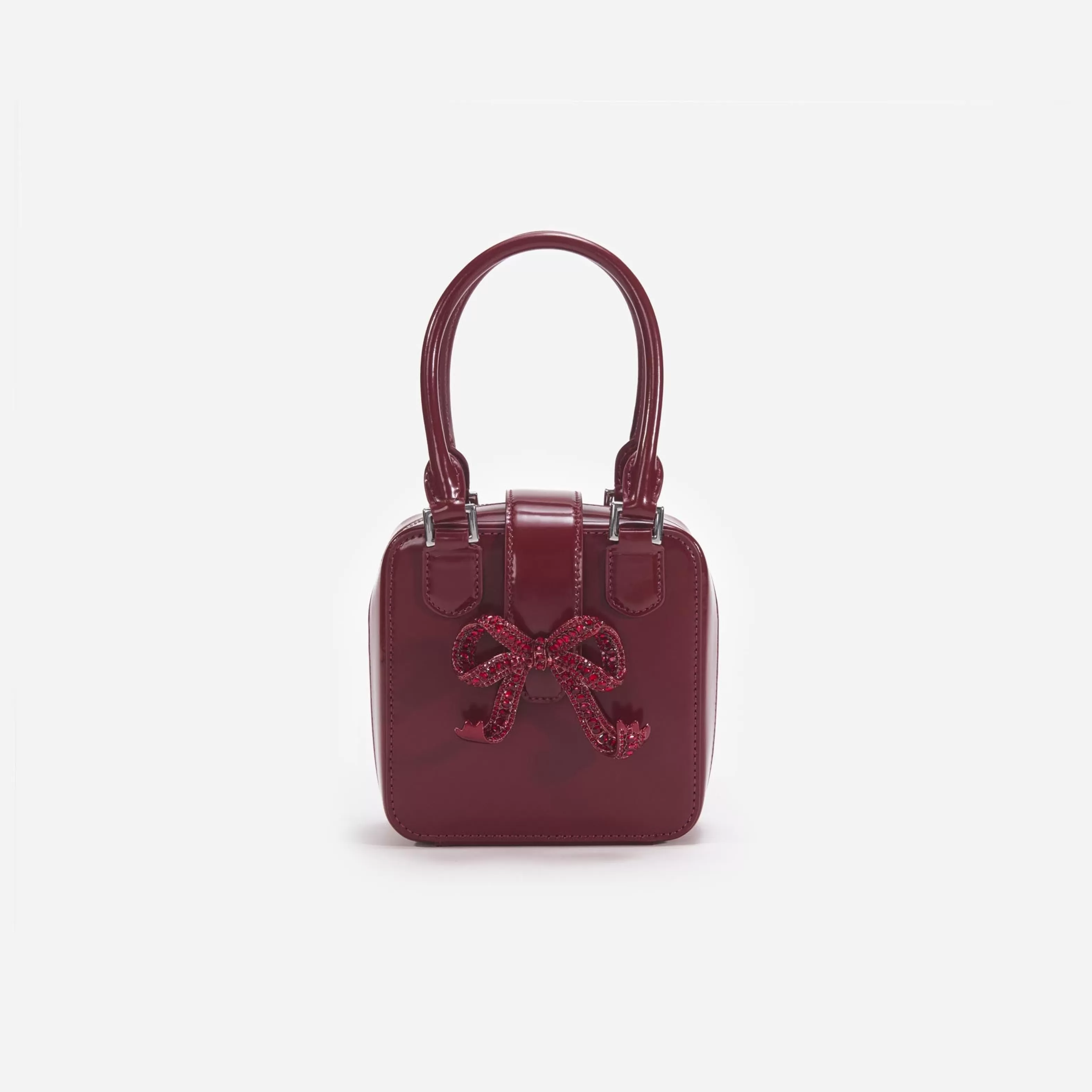 New Leather Square Mini Tote Bag Handbags