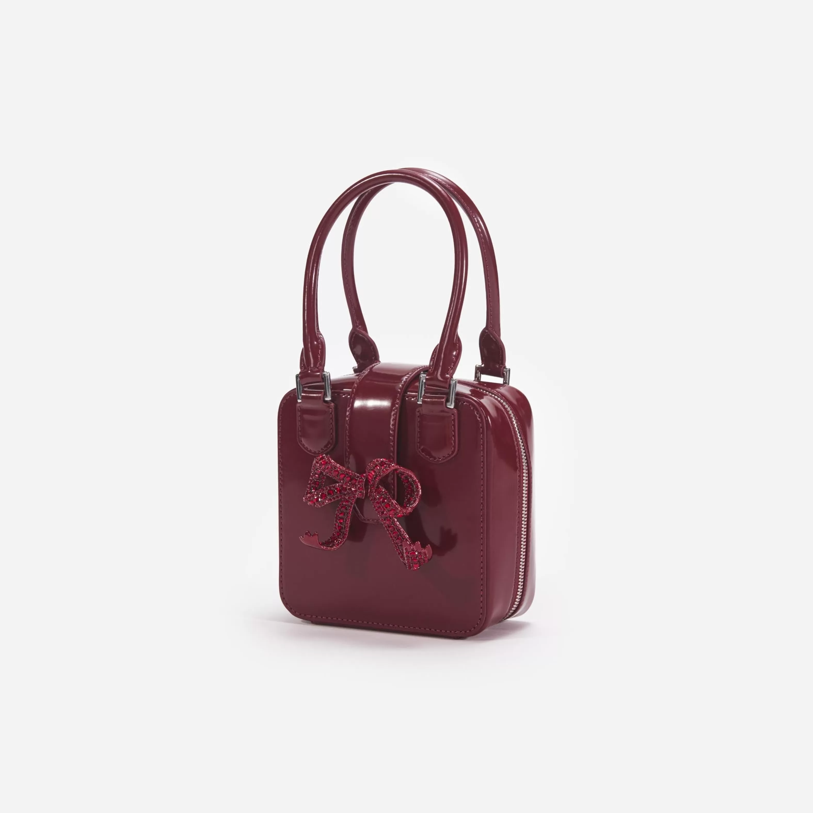 New Leather Square Mini Tote Bag Handbags