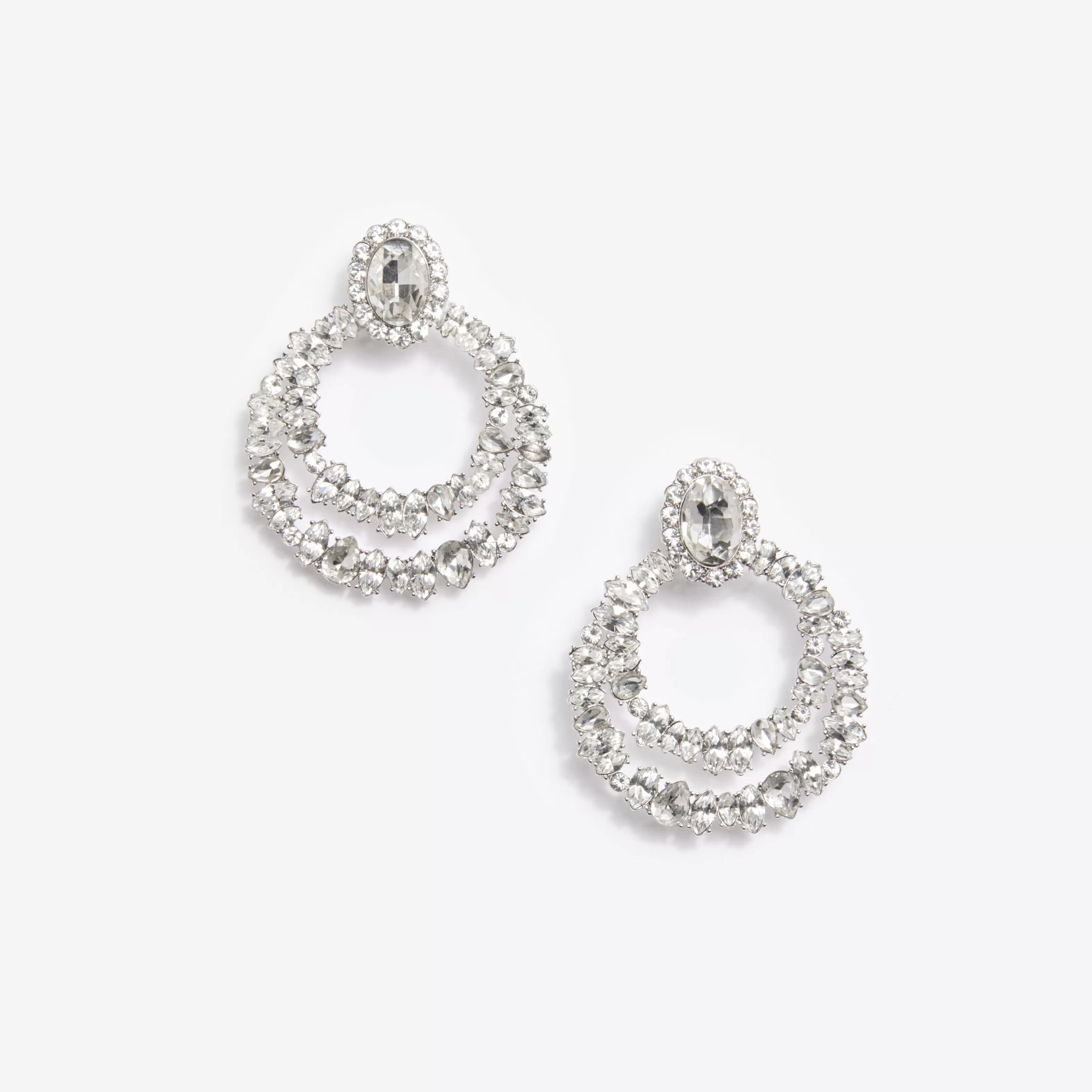 Cheap Double Hoop Earrings Jewellery