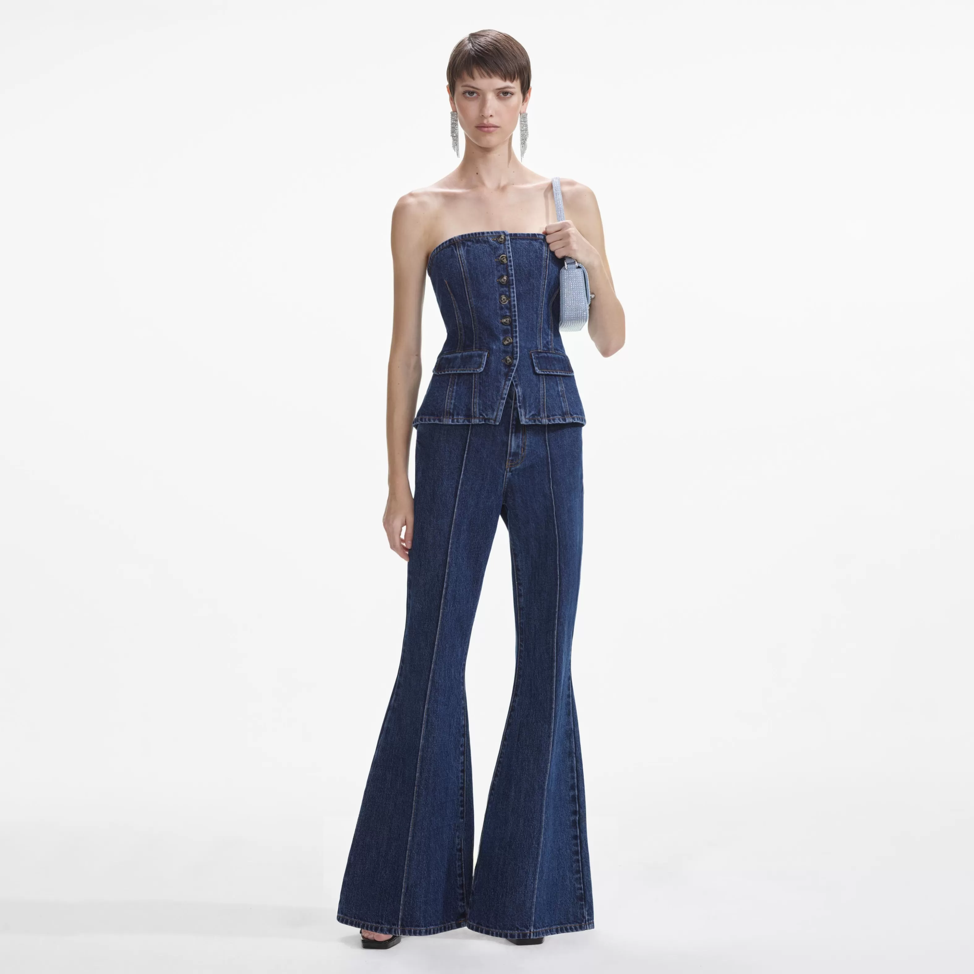 Discount Bandeau Jumpsuit Dresses | Denim