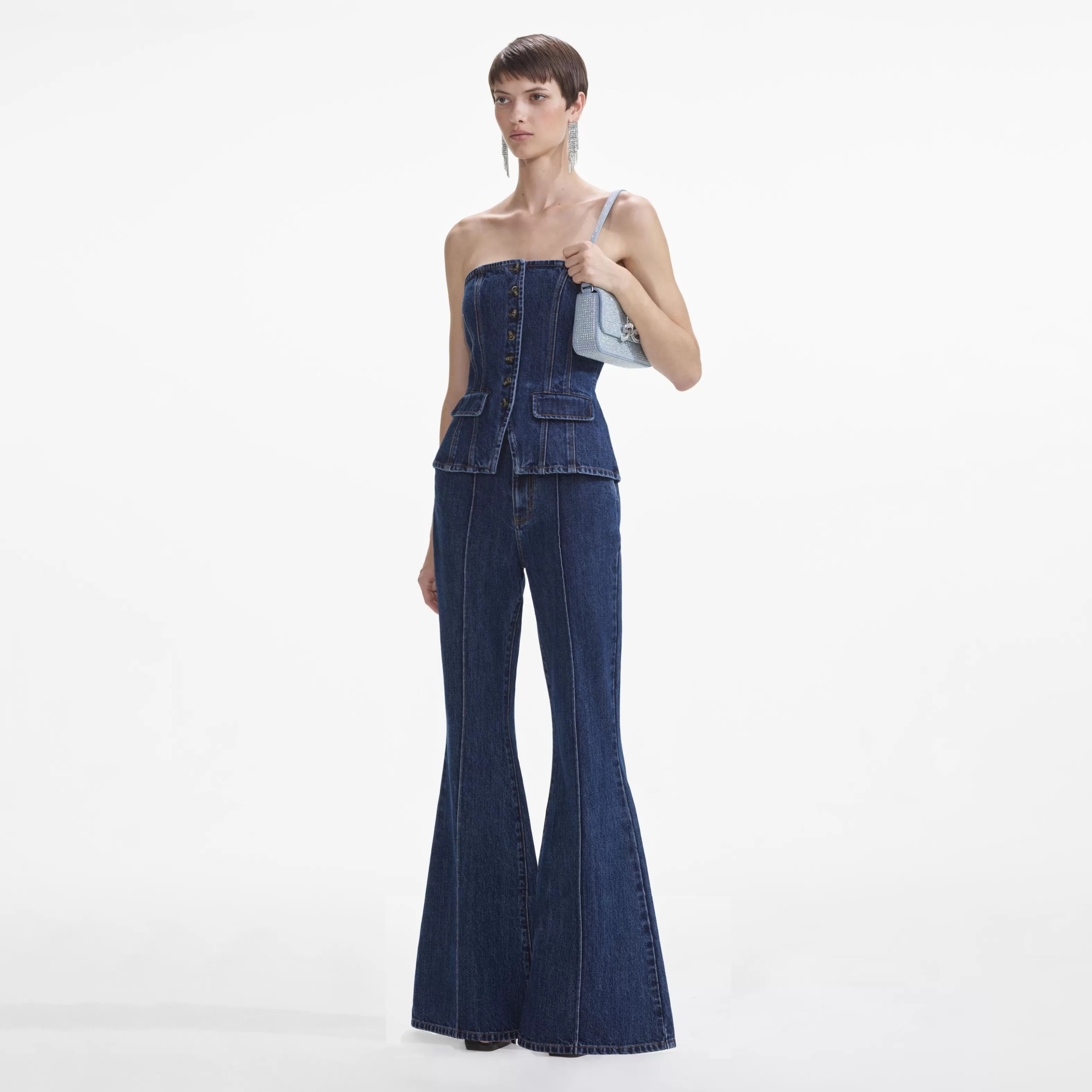 Discount Bandeau Jumpsuit Dresses | Denim