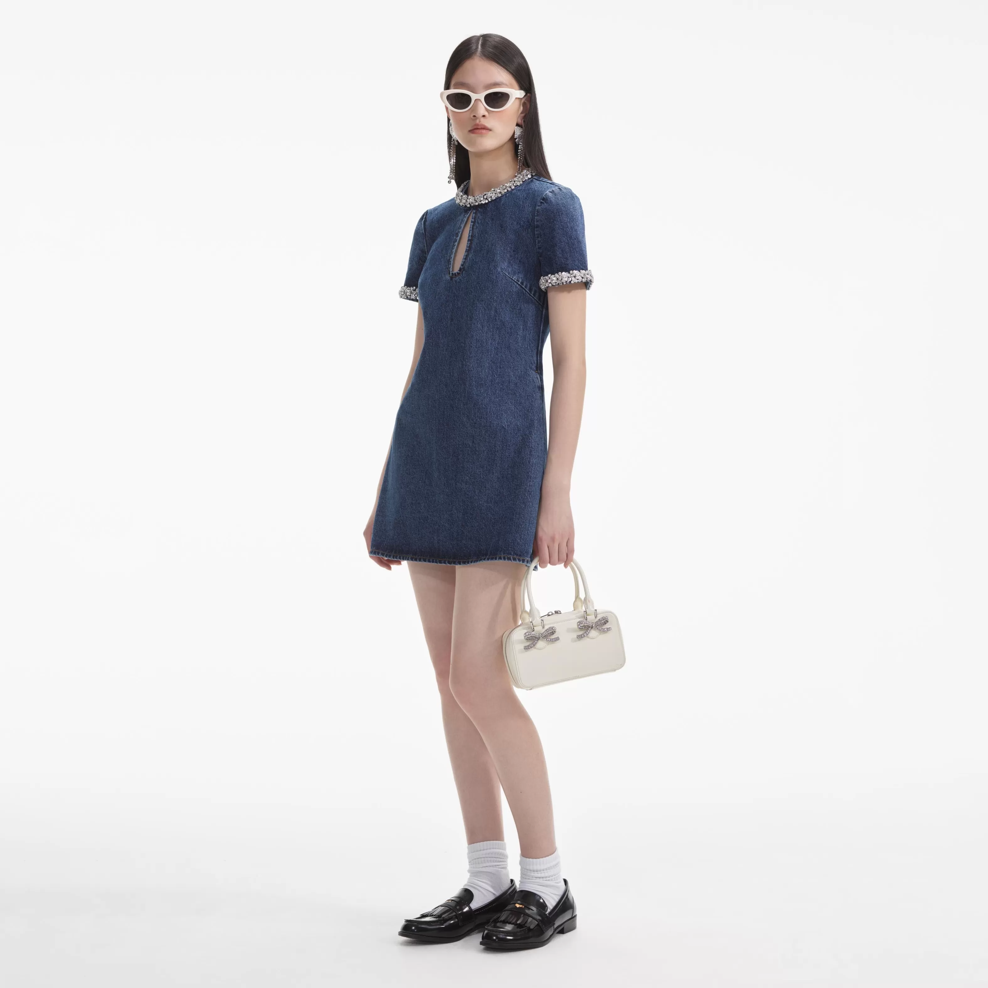 Store Denim Mini Dress Dresses | Denim