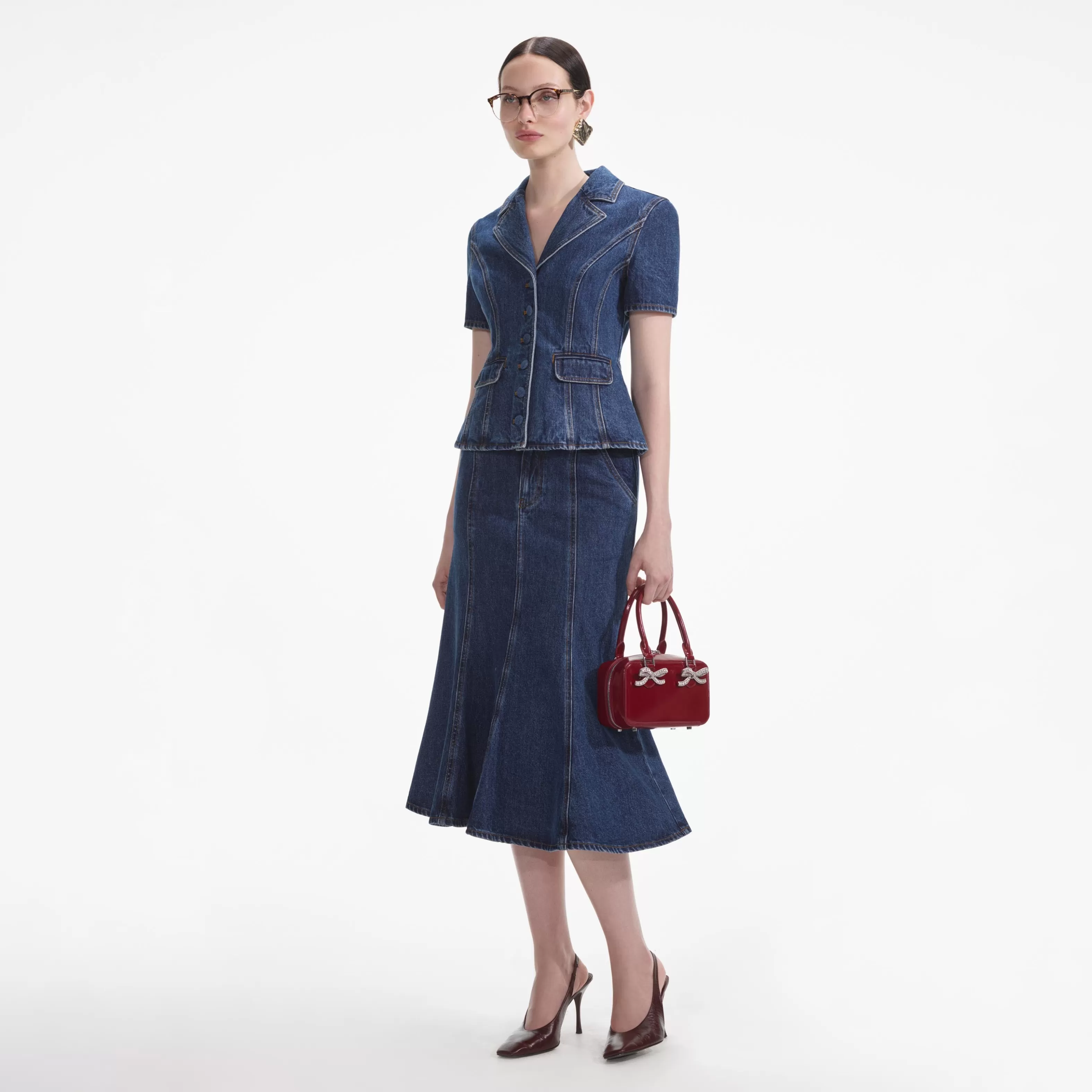 Store Denim Midi Dress Dresses | Denim