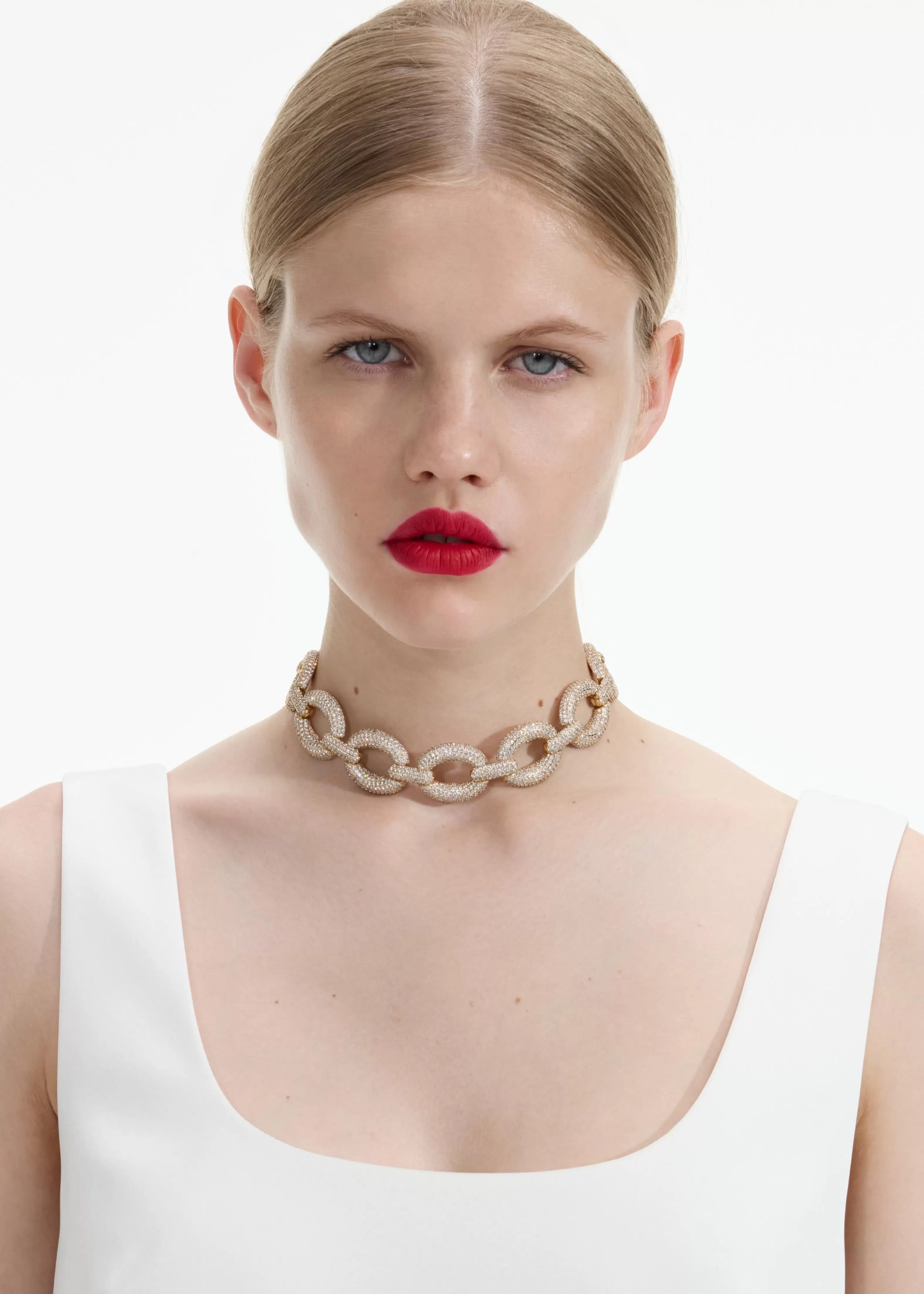 Outlet Crystal Link Choker Jewellery