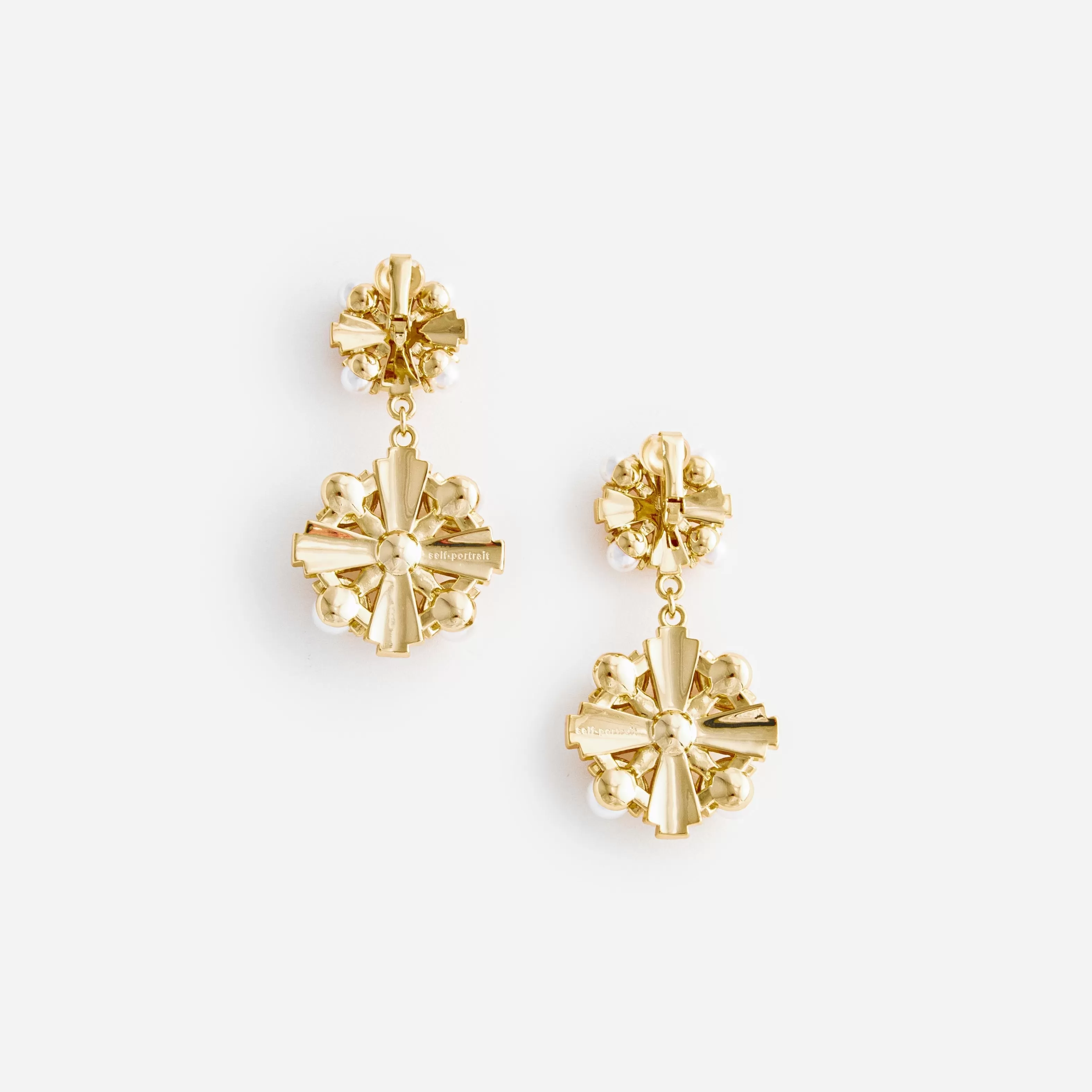 Outlet Encrusted Tiered Earrings Jewellery