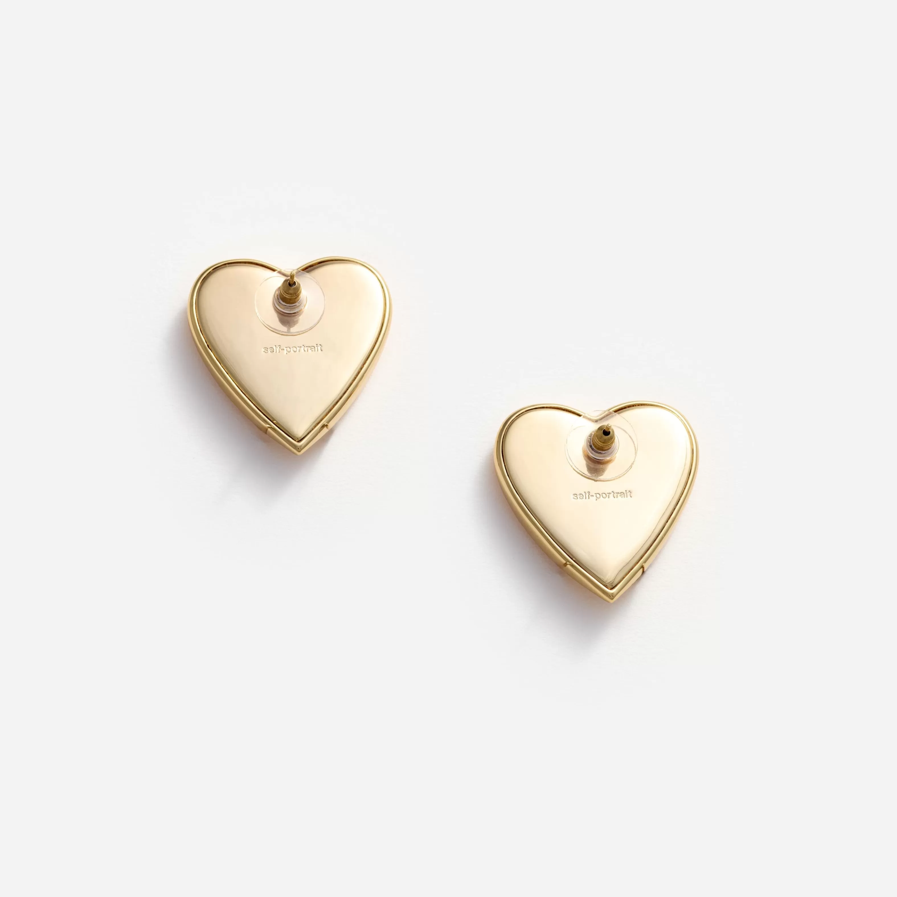 Cheap Heart Ridged Earrings Jewellery