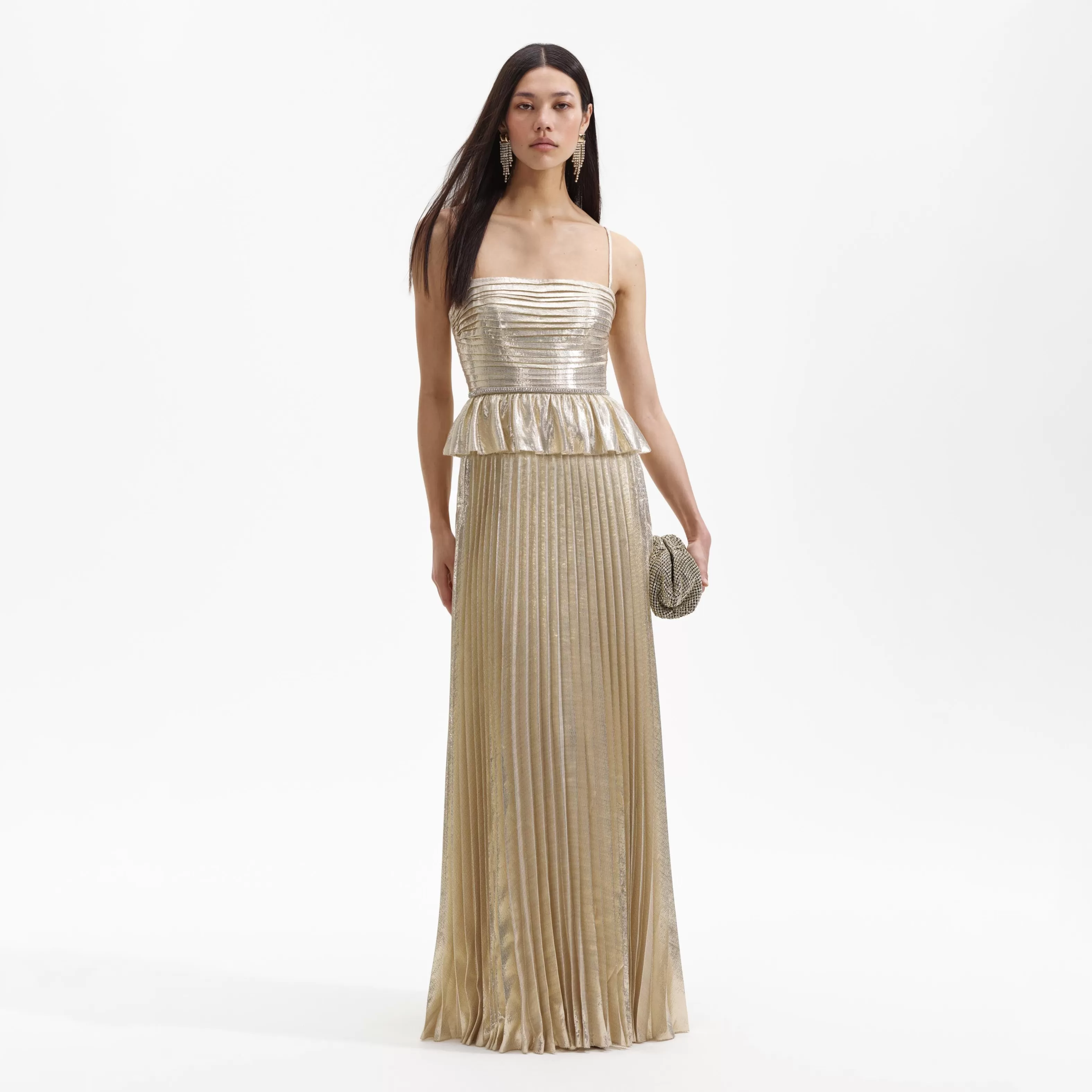 Flash Sale Metallic Maxi Dress Dresses | Icons