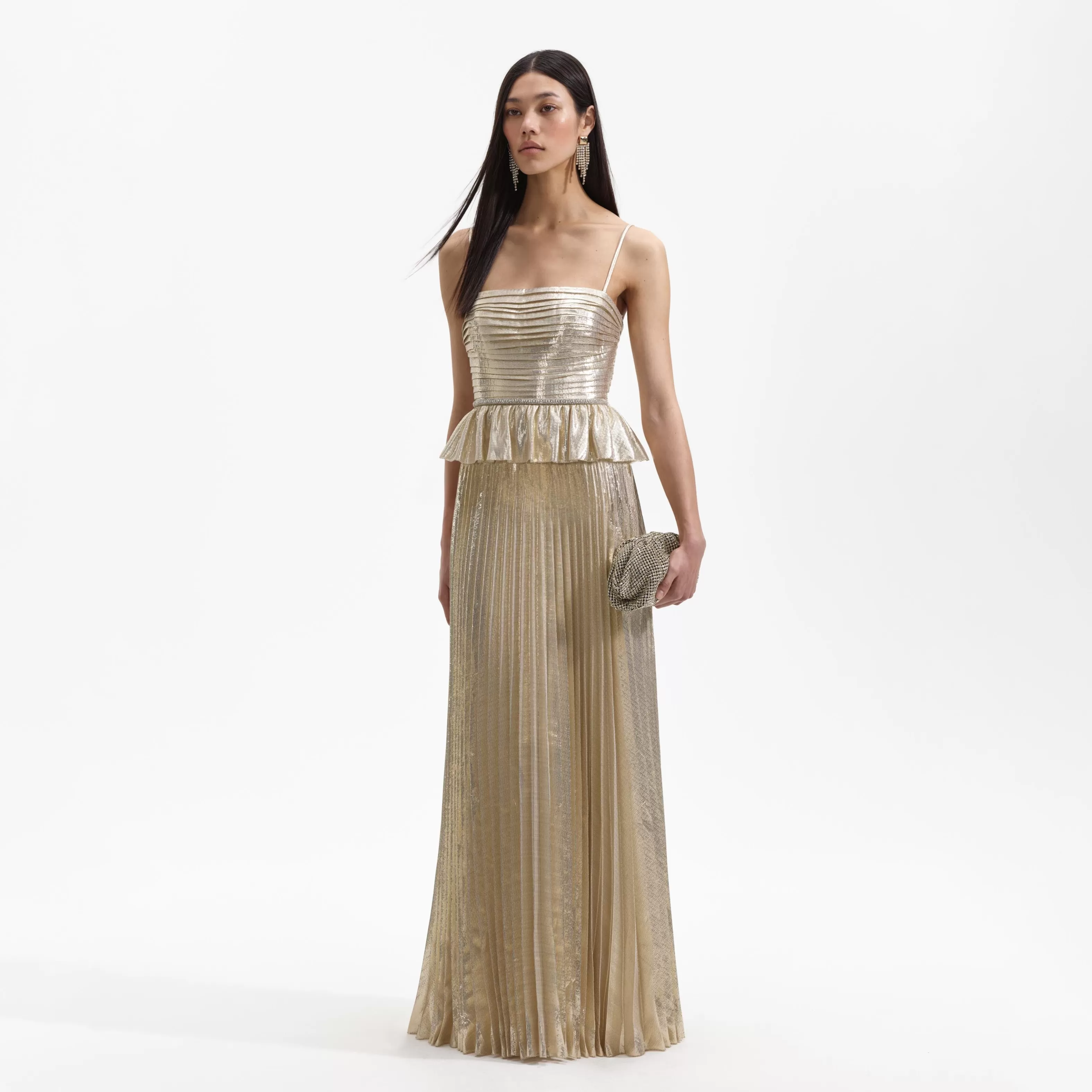 Flash Sale Metallic Maxi Dress Dresses | Icons