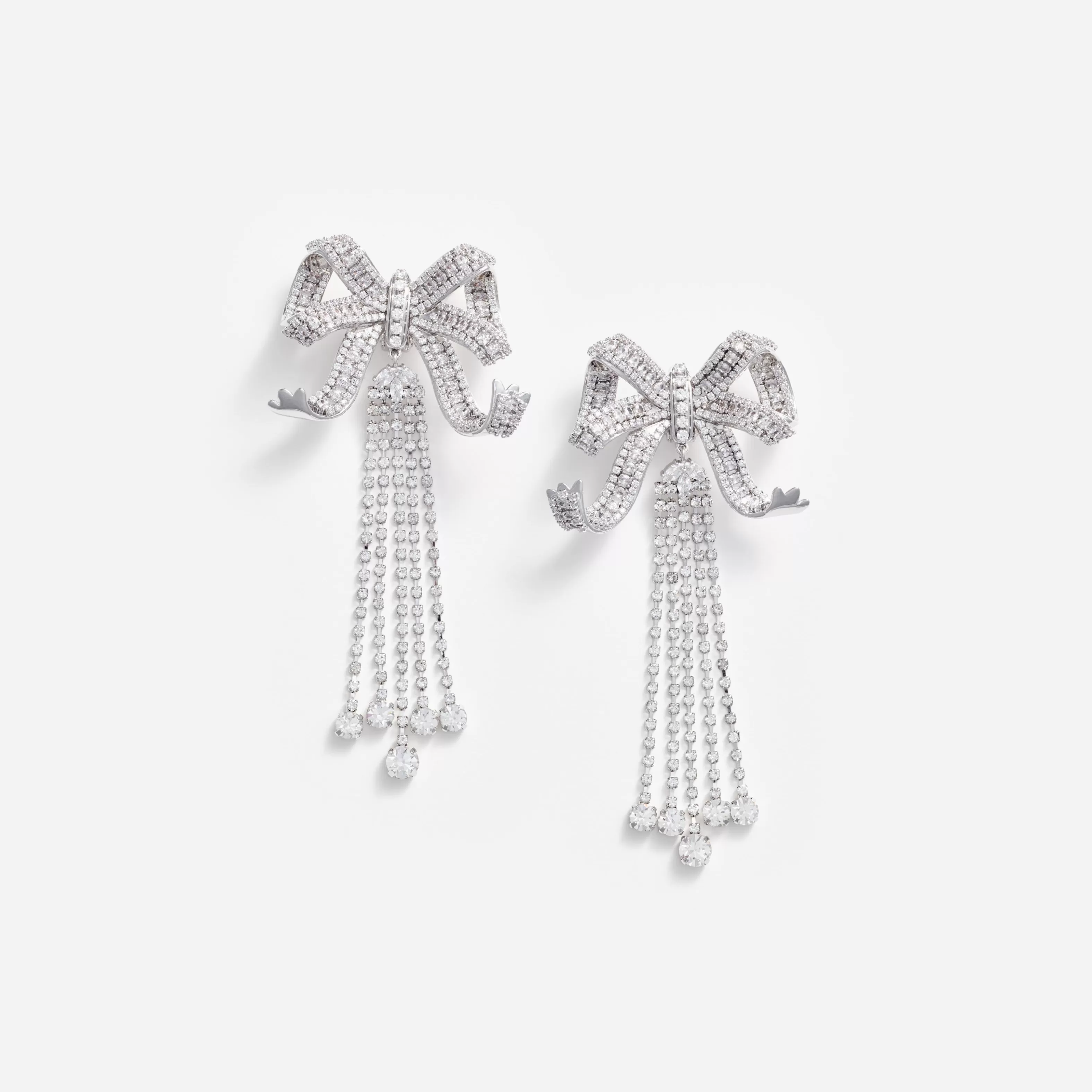 Best Crystal Bow Droplet Earrings Jewellery