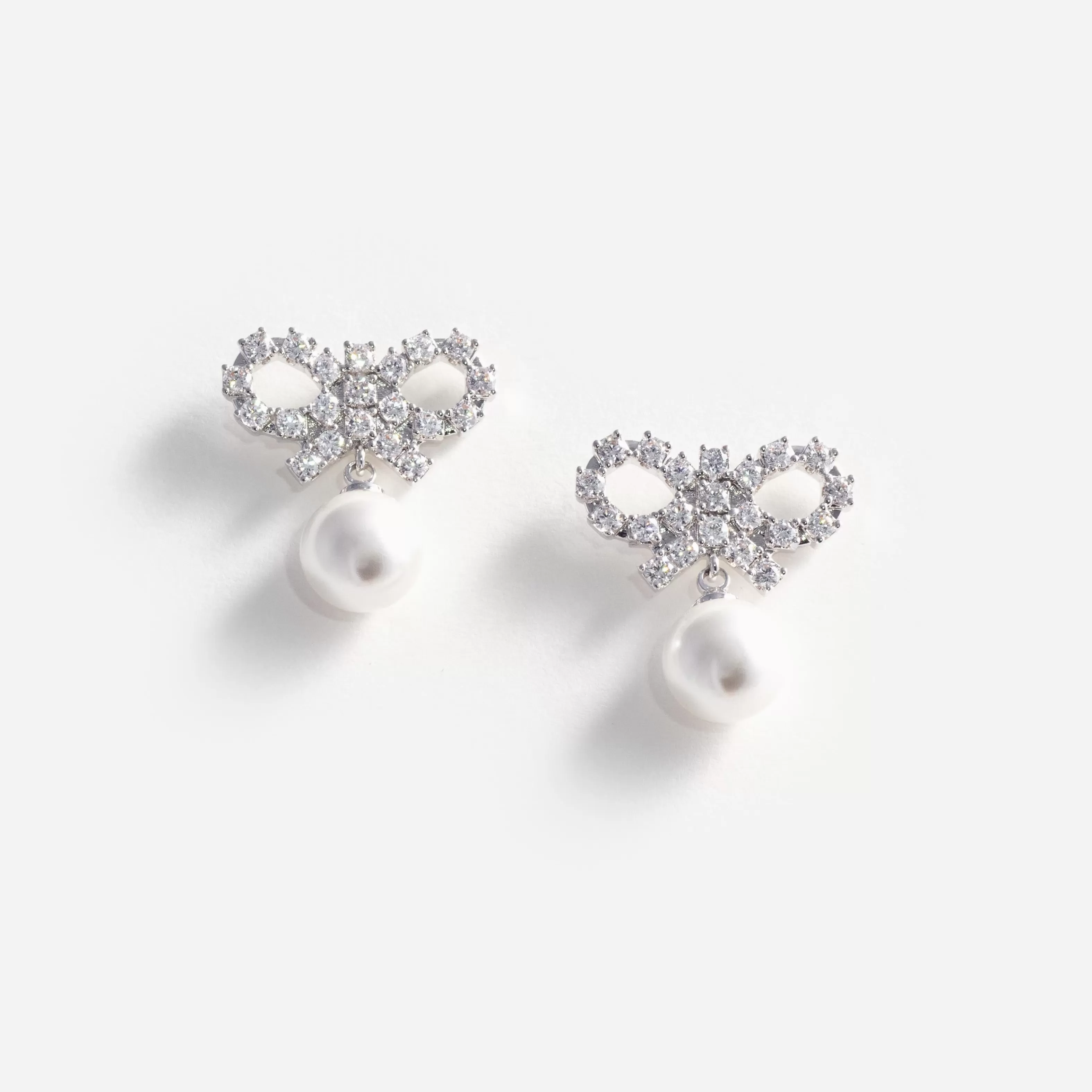 Flash Sale Bow Pearl Earrings Jewellery