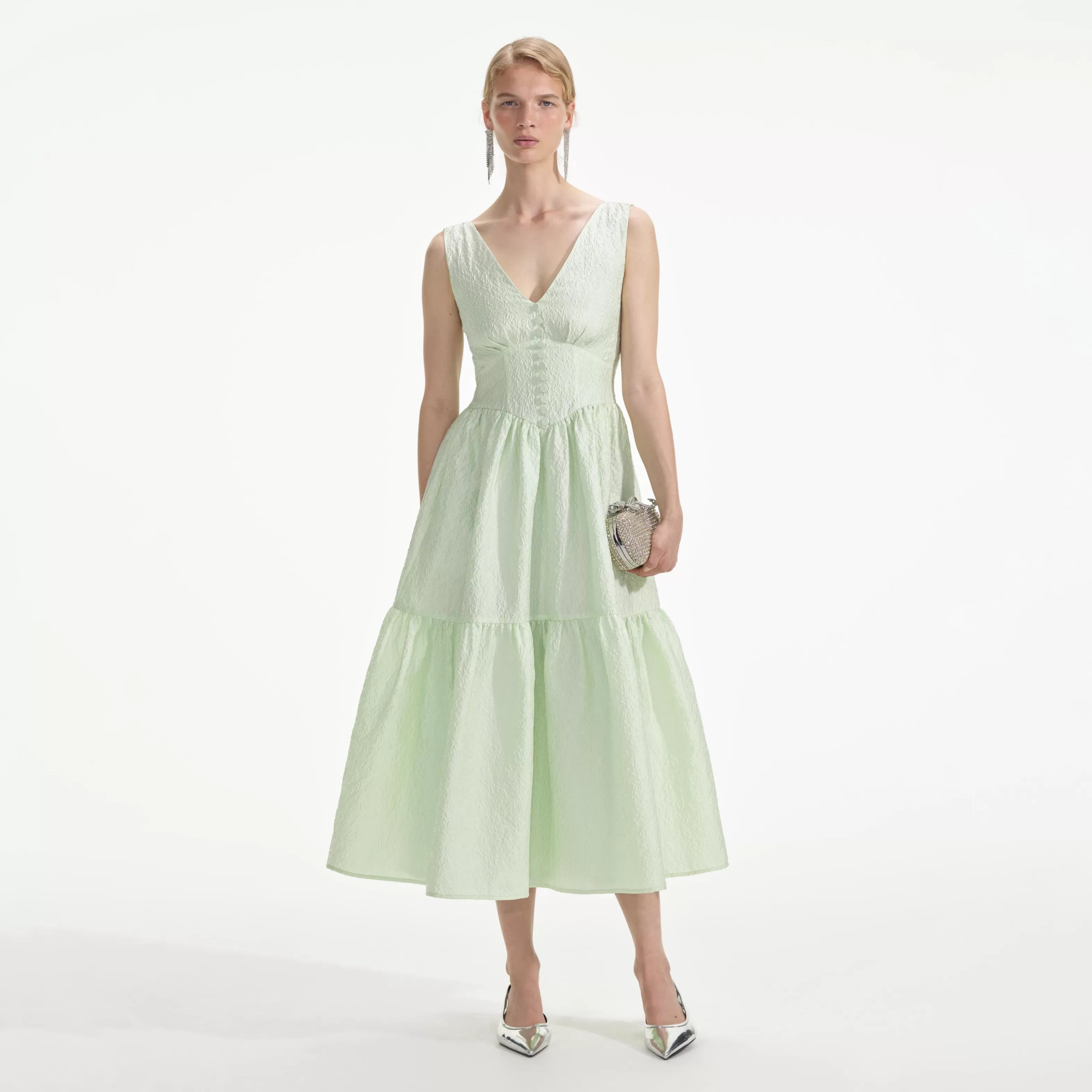 Discount Jacquard Midi Dress Dresses | Bridesmaid