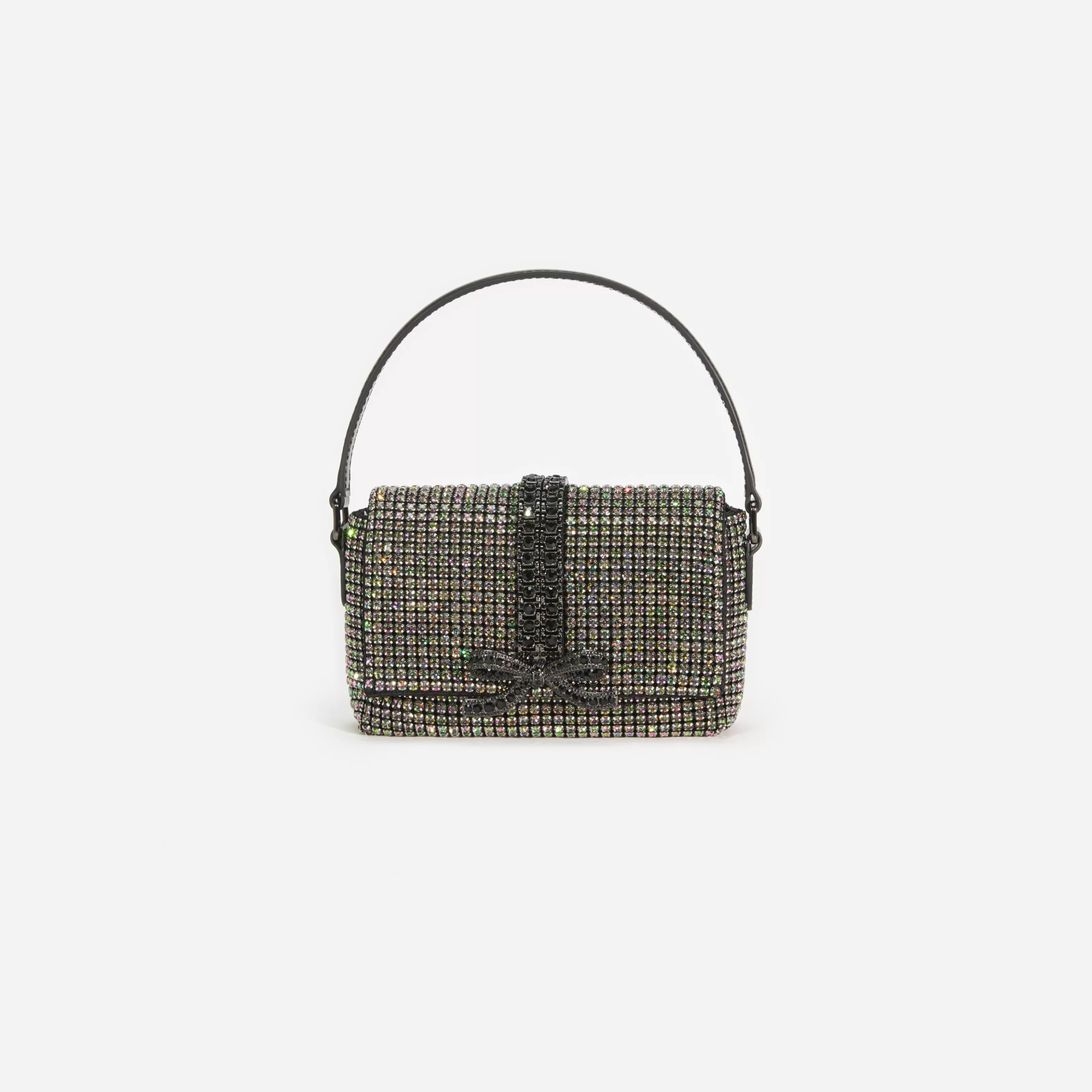 Shop Rhinestone Chainmail Micro Bag Handbags