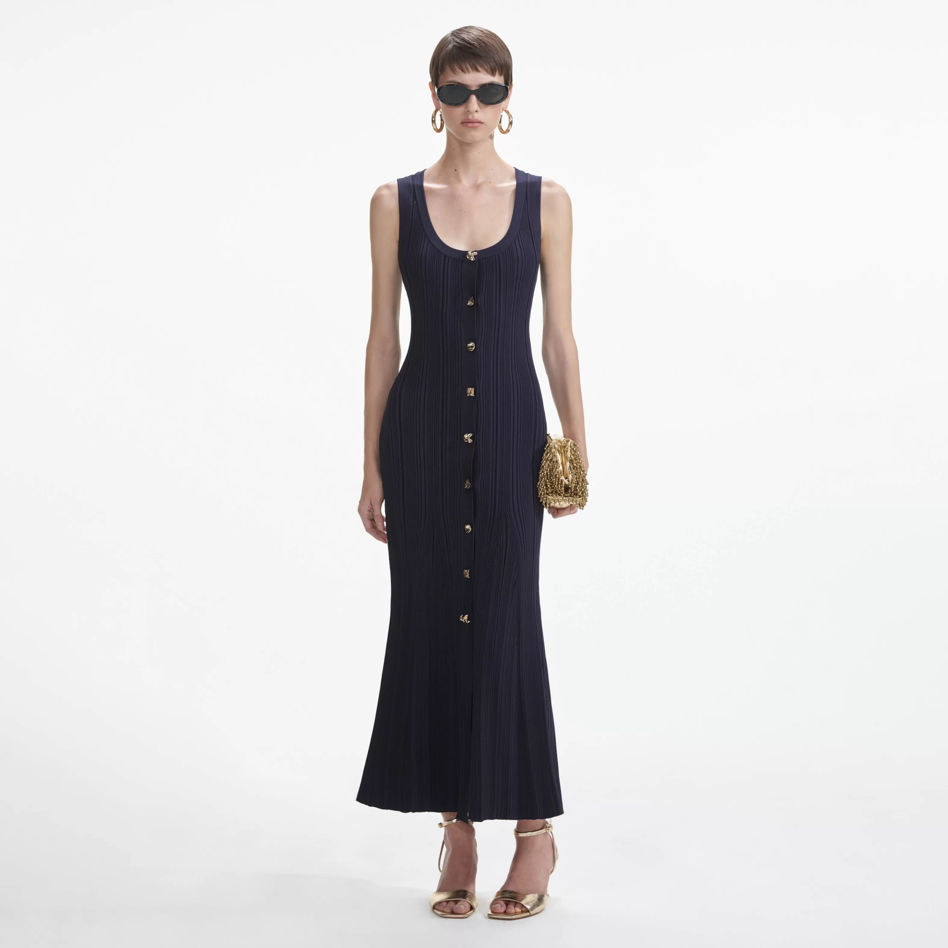 Cheap Viscose Knit Midi Dress Dresses