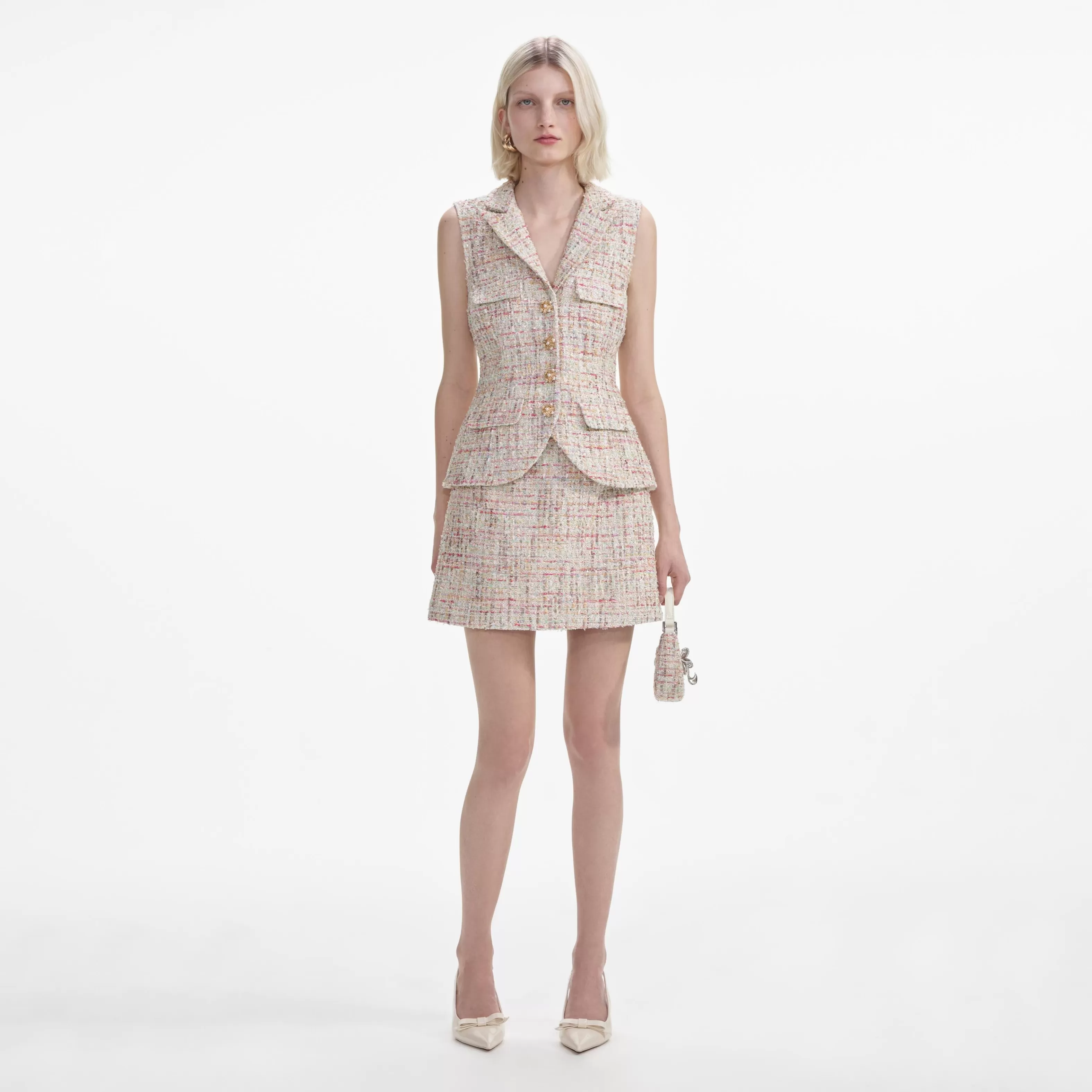 New Boucle Tailored Mini Dress Dresses