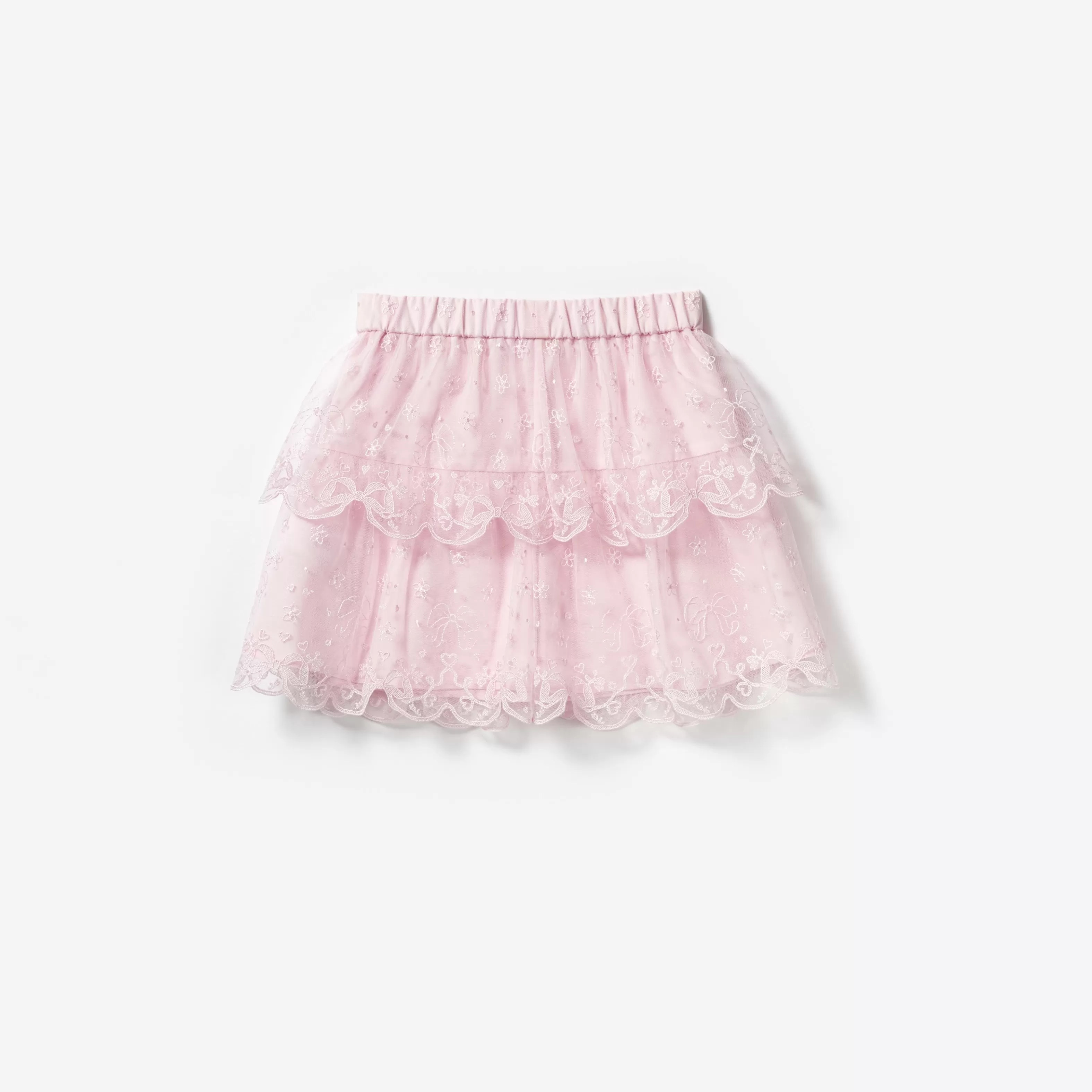 Shop Bow Mesh Mini Skirt Kids Kids