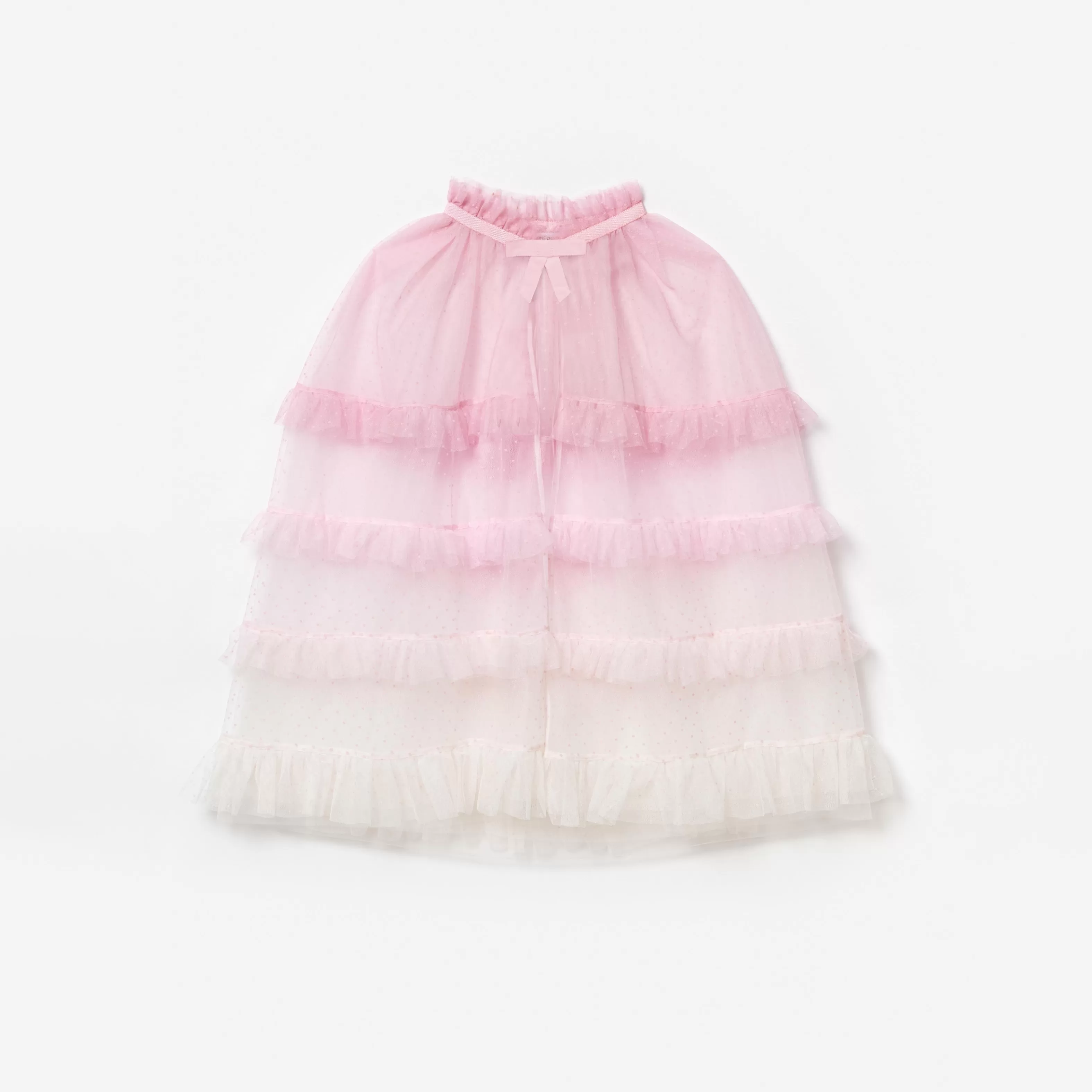 Cheap Mesh Dot Cape Kids Flower Girl | Kids