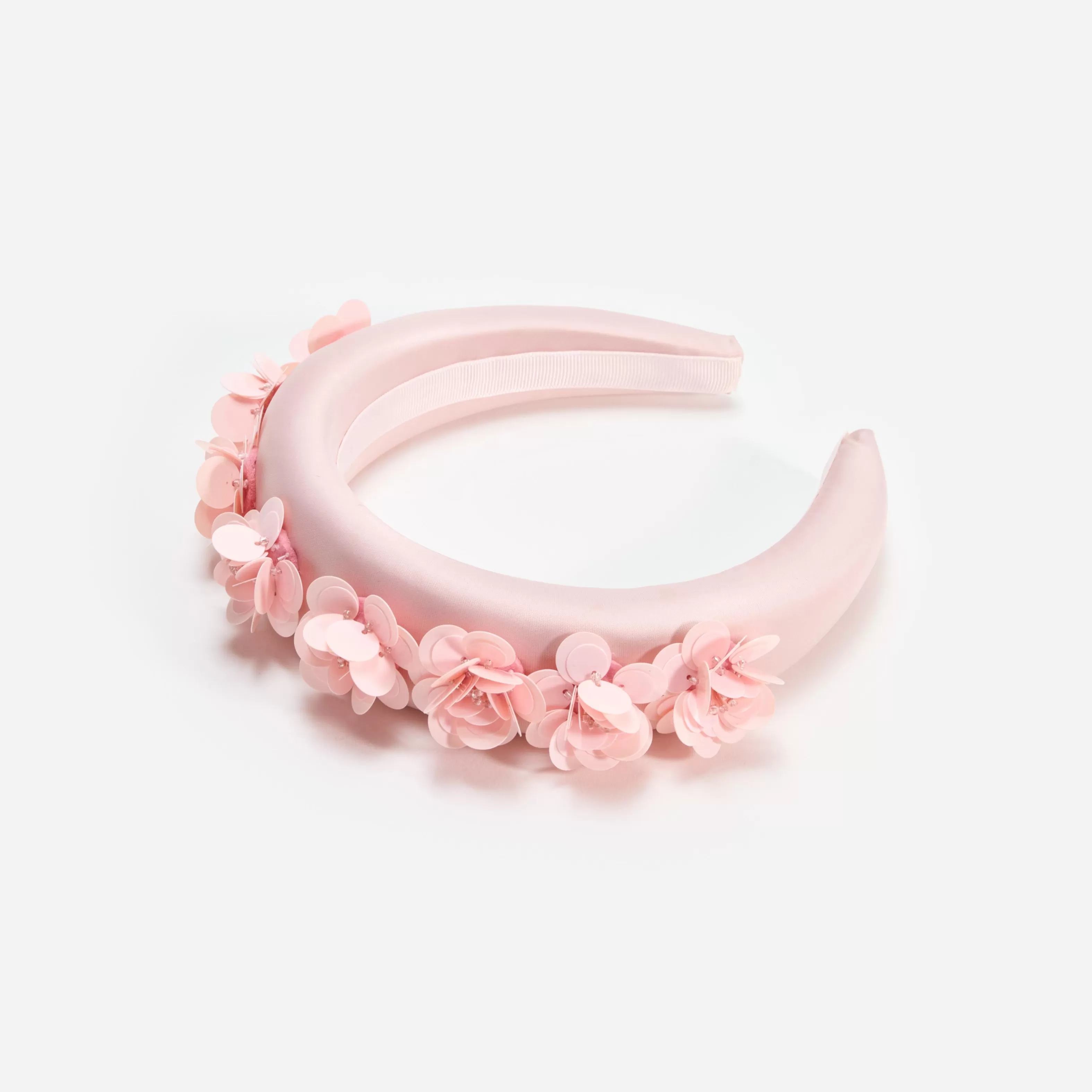 Cheap Satin 3D Flower Headband Kids Kids