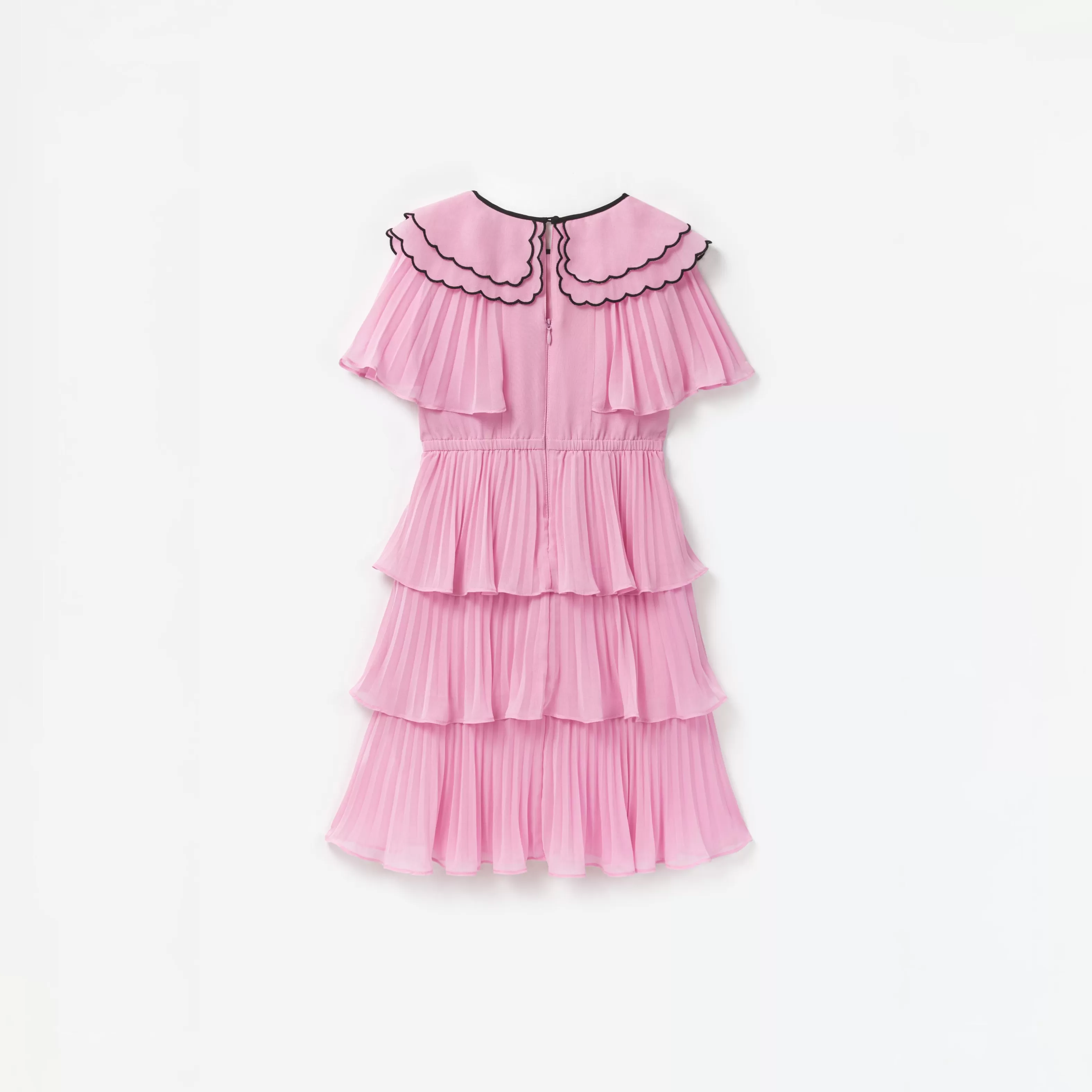 Clearance Scallop Collar Chiffon Dress Kids Kids