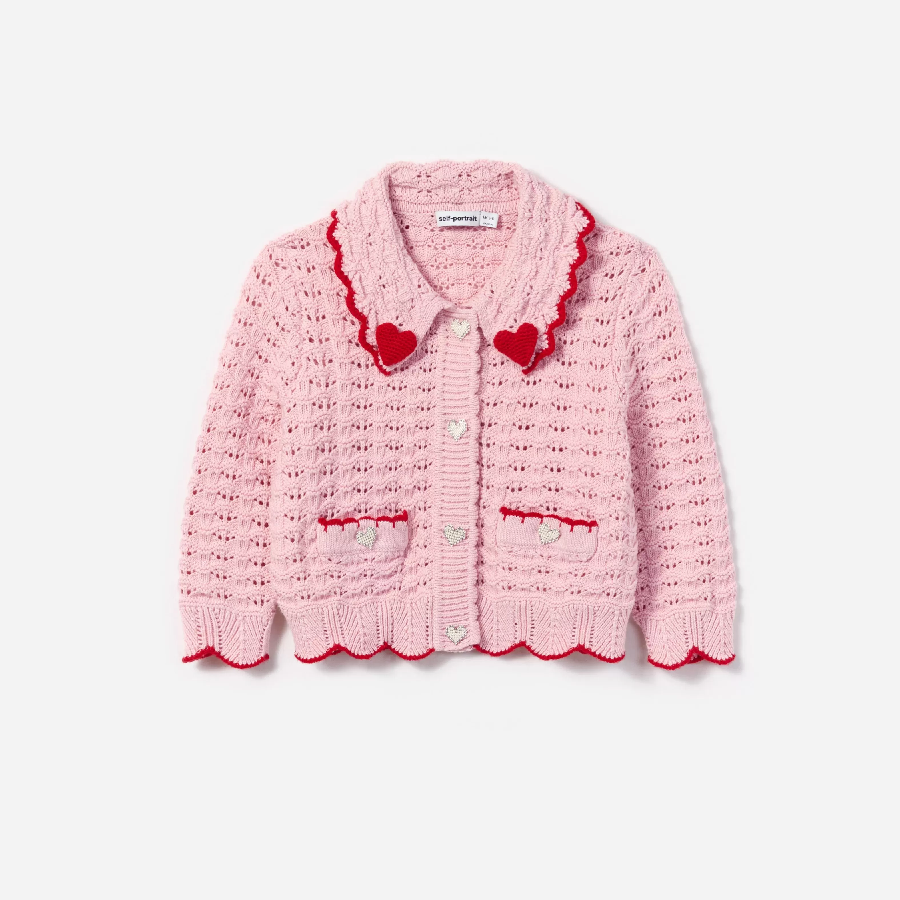 Best Sale Textured Heart Detail Cardigan Kids Kids