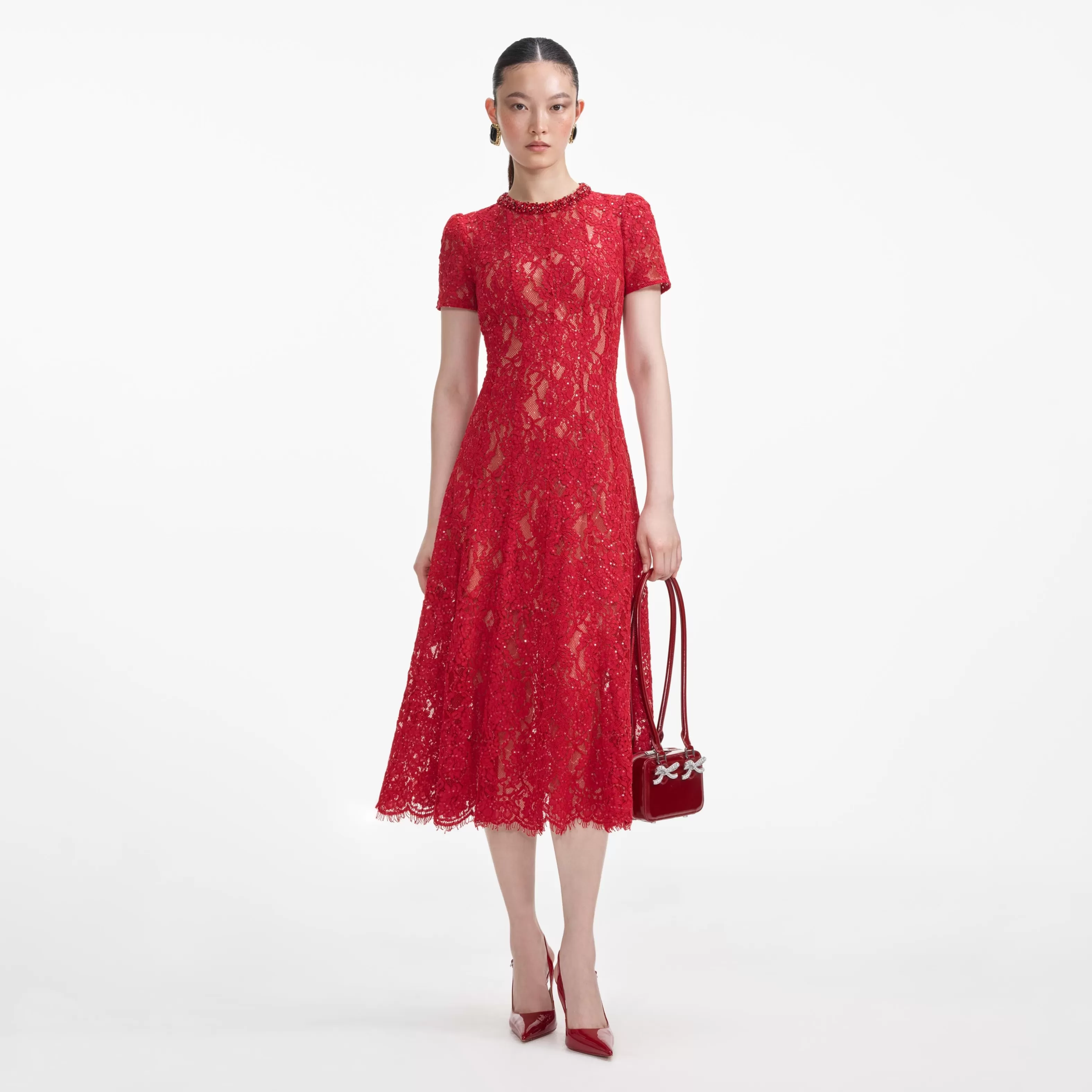 Discount Sequin Lace Midi Dress Dresses | Exclusives