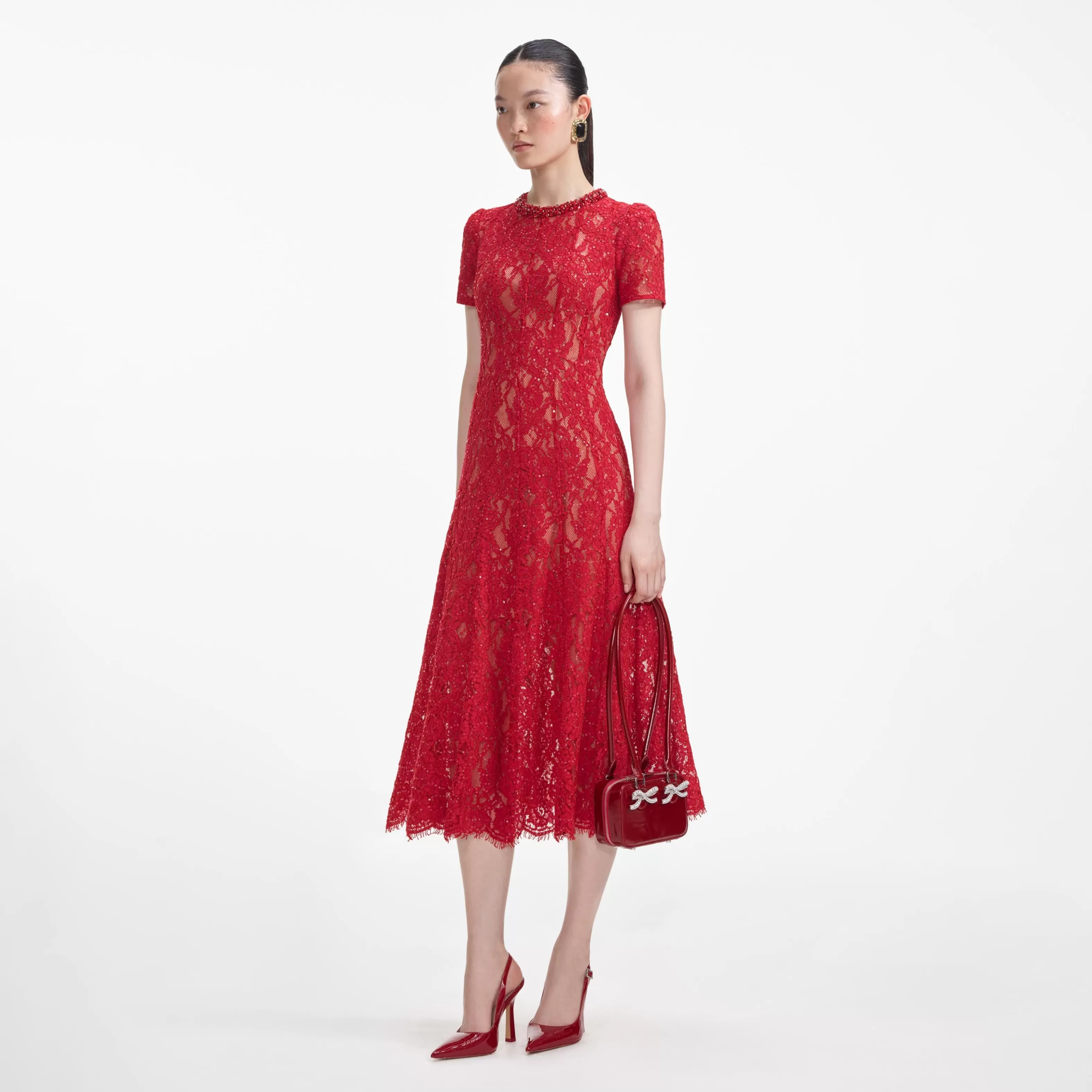 Discount Sequin Lace Midi Dress Dresses | Exclusives