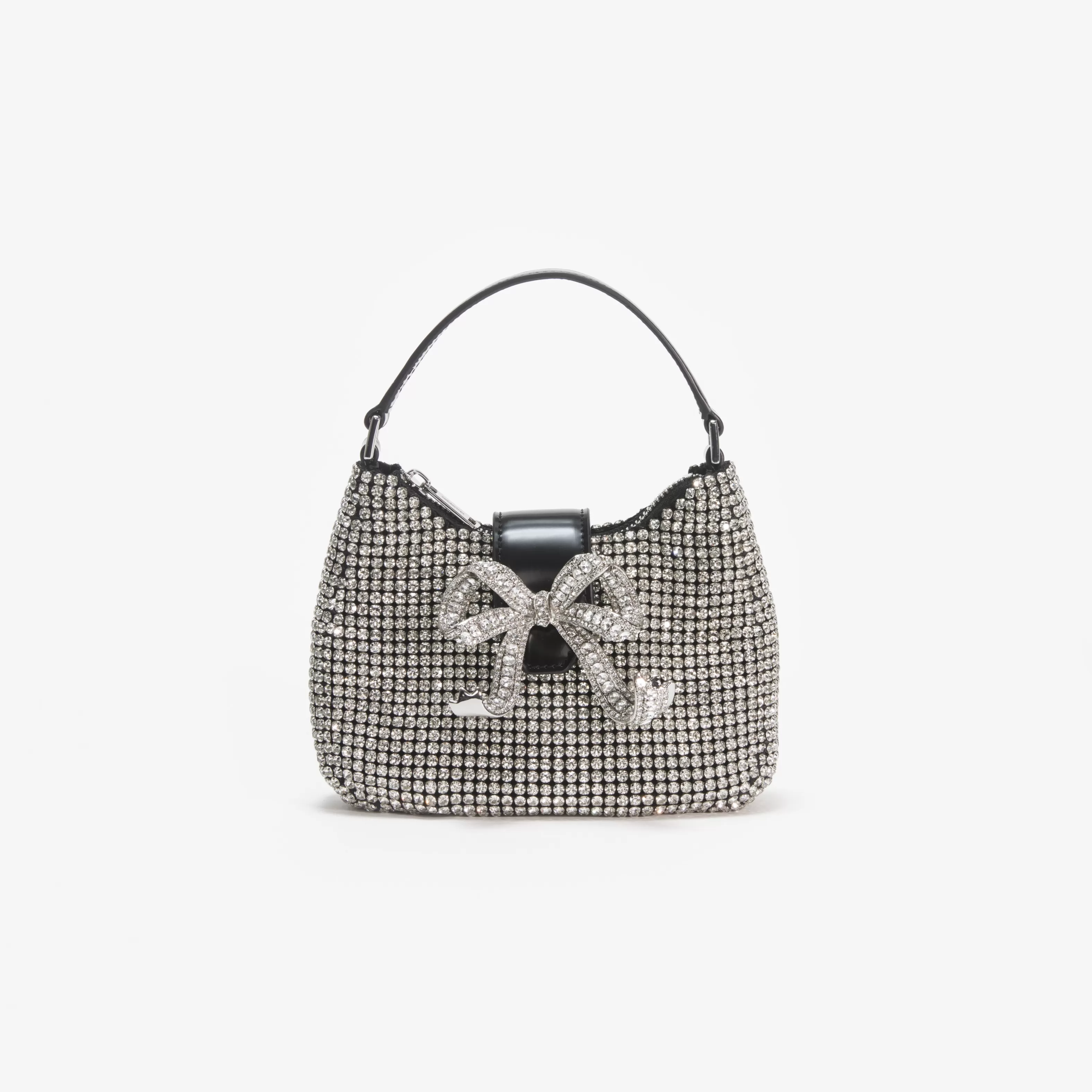 Cheap Diamante Crescent Bow Bag Handbags