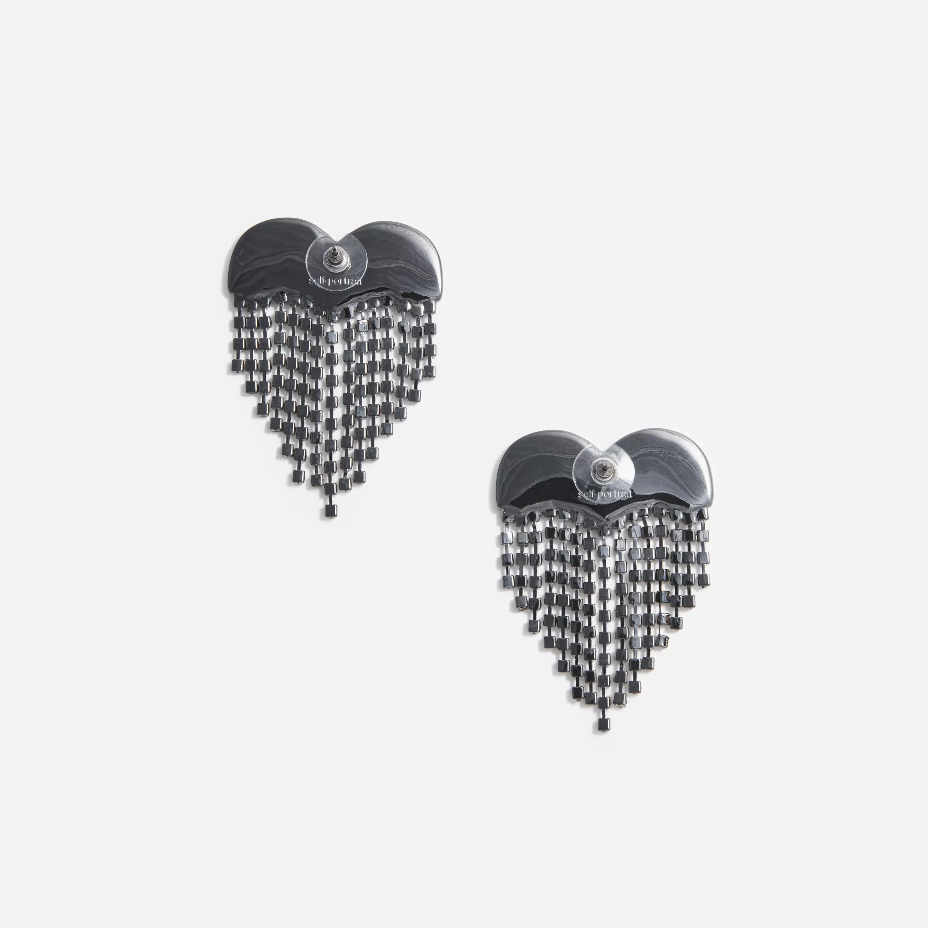 Fashion Crystal Heart Earrings Jewellery