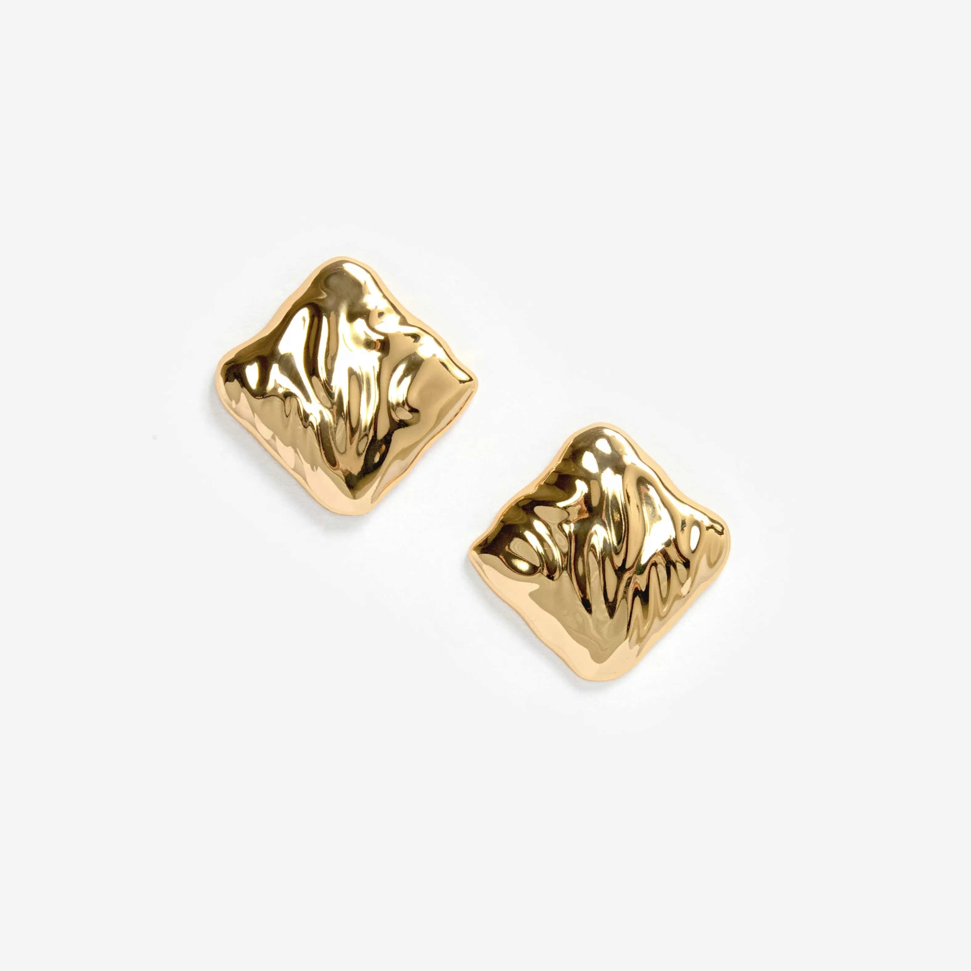 Cheap Gold Square Earrings Bridal Accessories | Jewellery