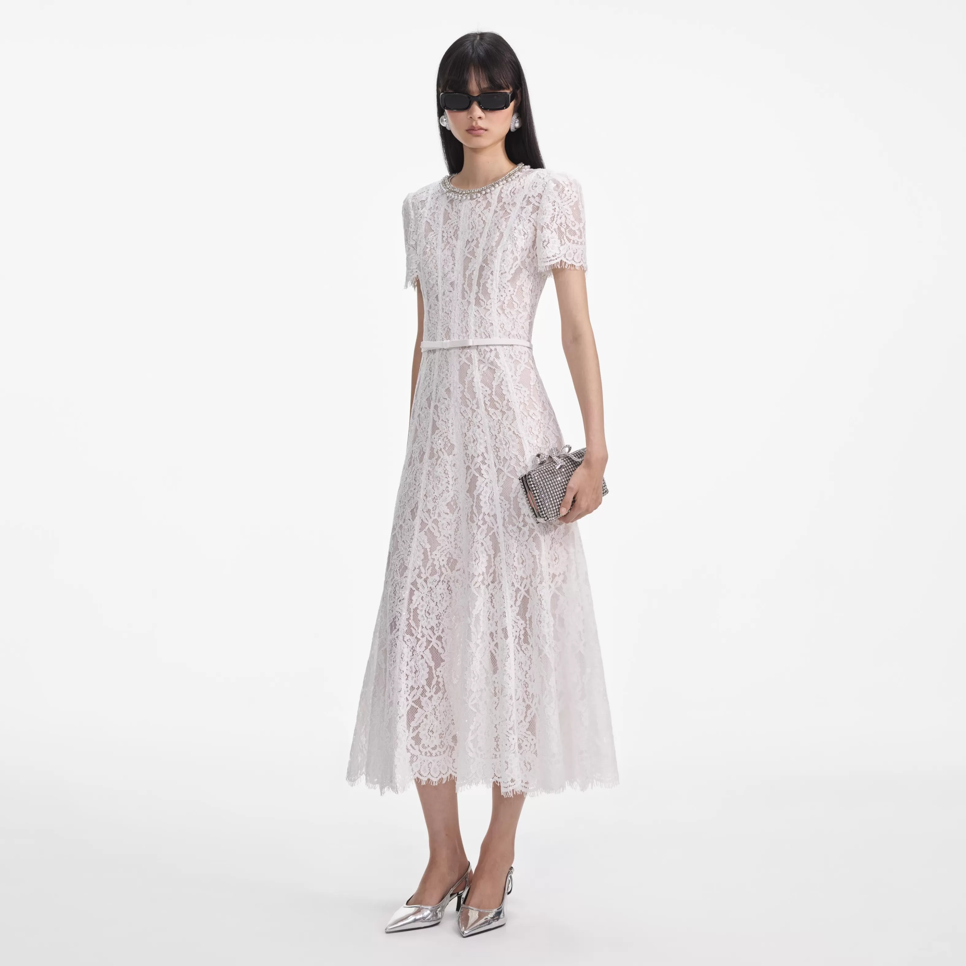 Flash Sale Sequin Lace Midi Dress Dresses | Exclusives